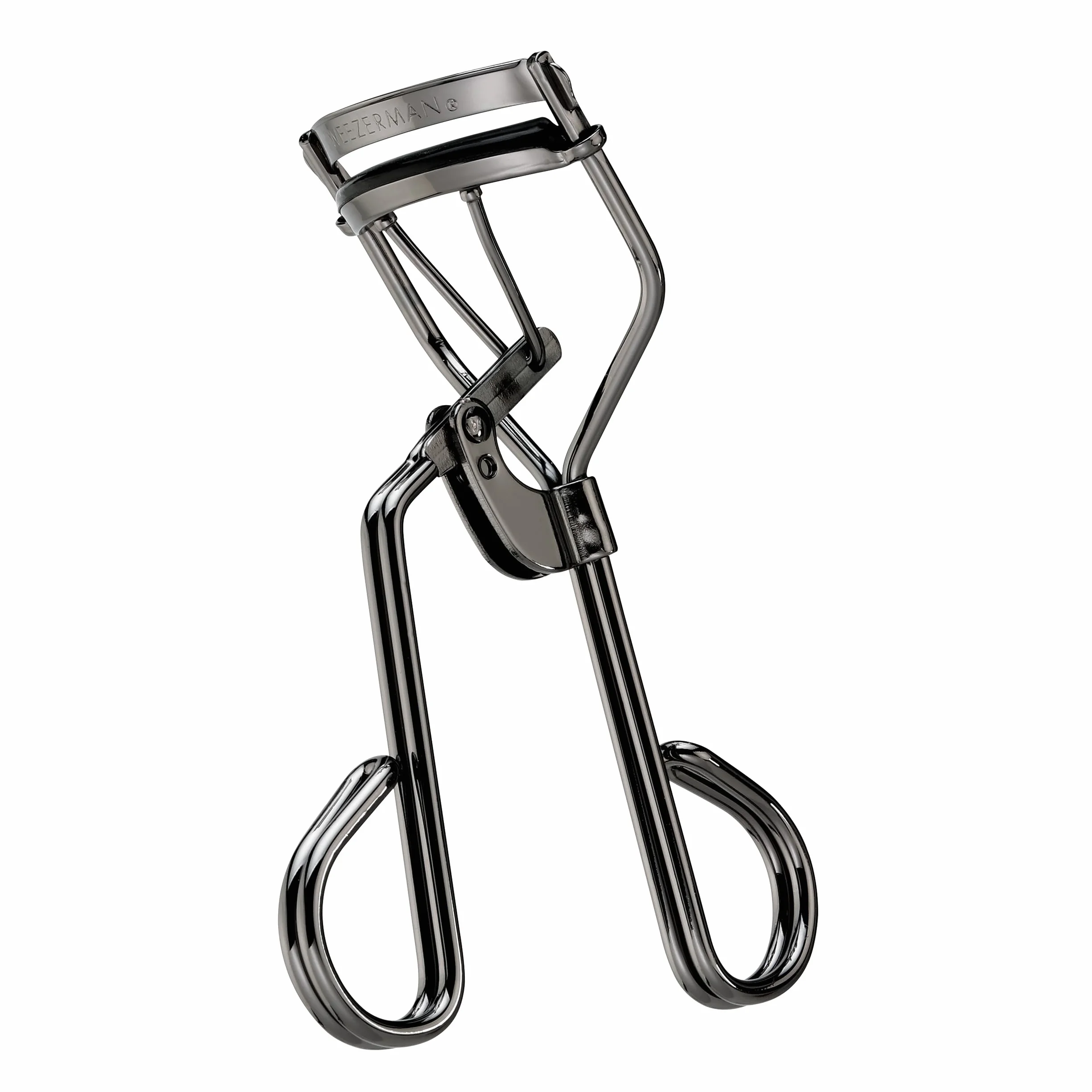 TWEEZERMAN Rizadores de pestañas ProCurl & ProMaster (para ojos redondos y almendrados, con 3 almohadillas de repuesto, acero inoxidable)