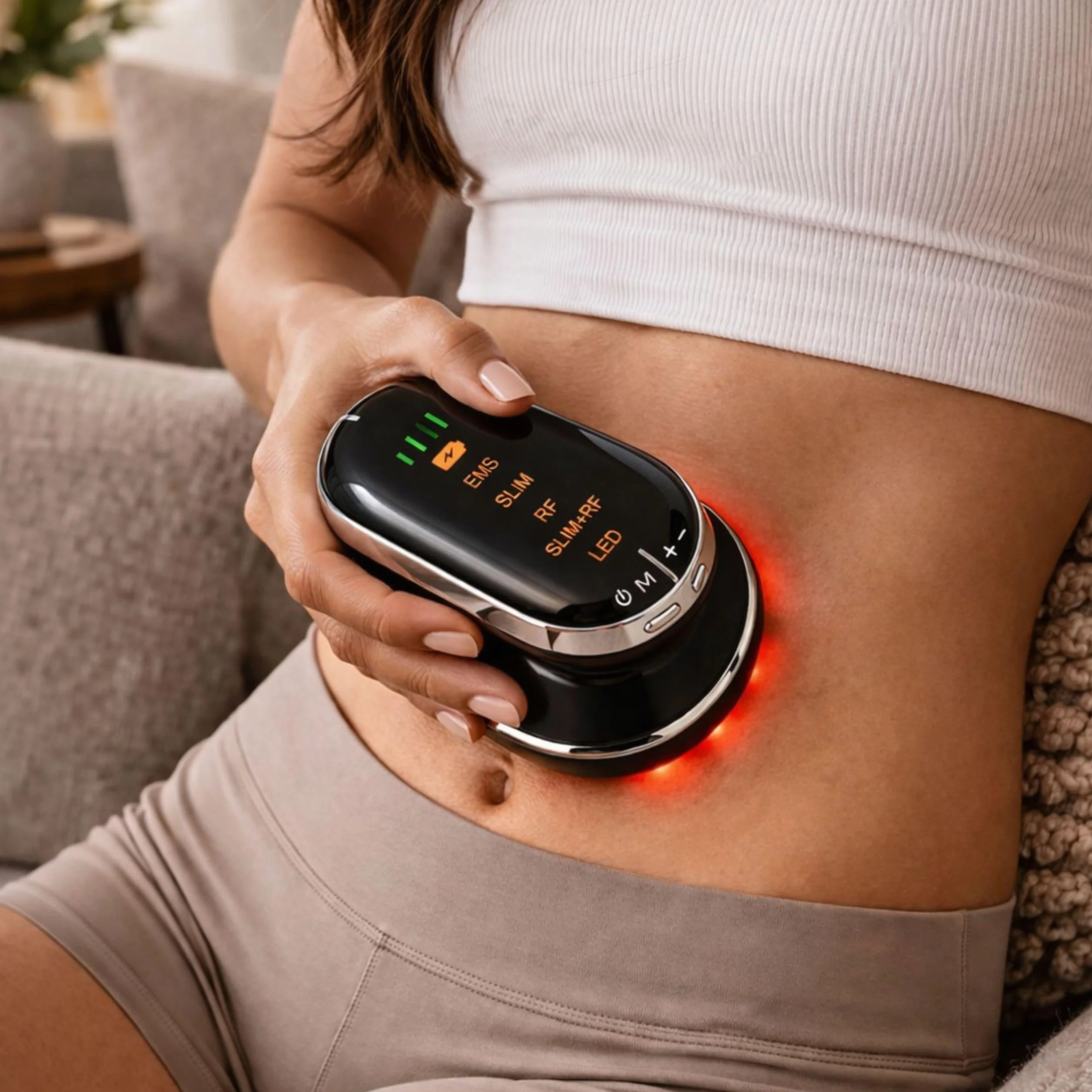 Aparato Radiofrecuencia Corporal Profesional EMS Electroestimulación Muscular LED