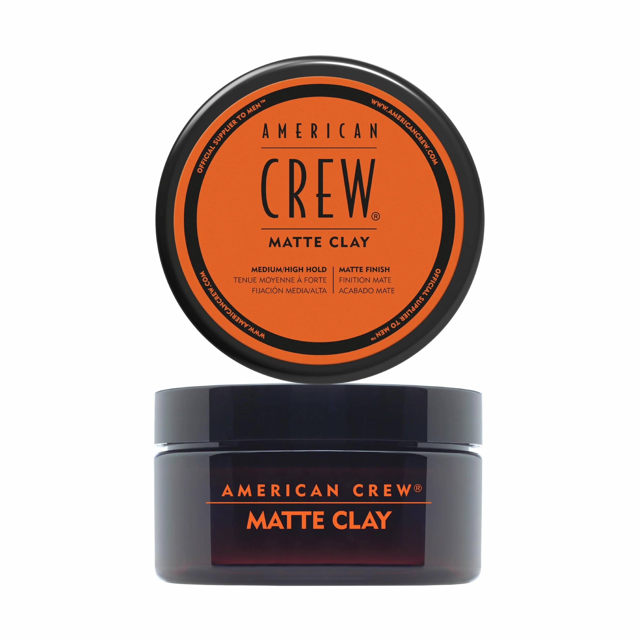 American Crew Matte Clay, Cera Mate Pelo Hombre Fijación Media-Alta, 85g