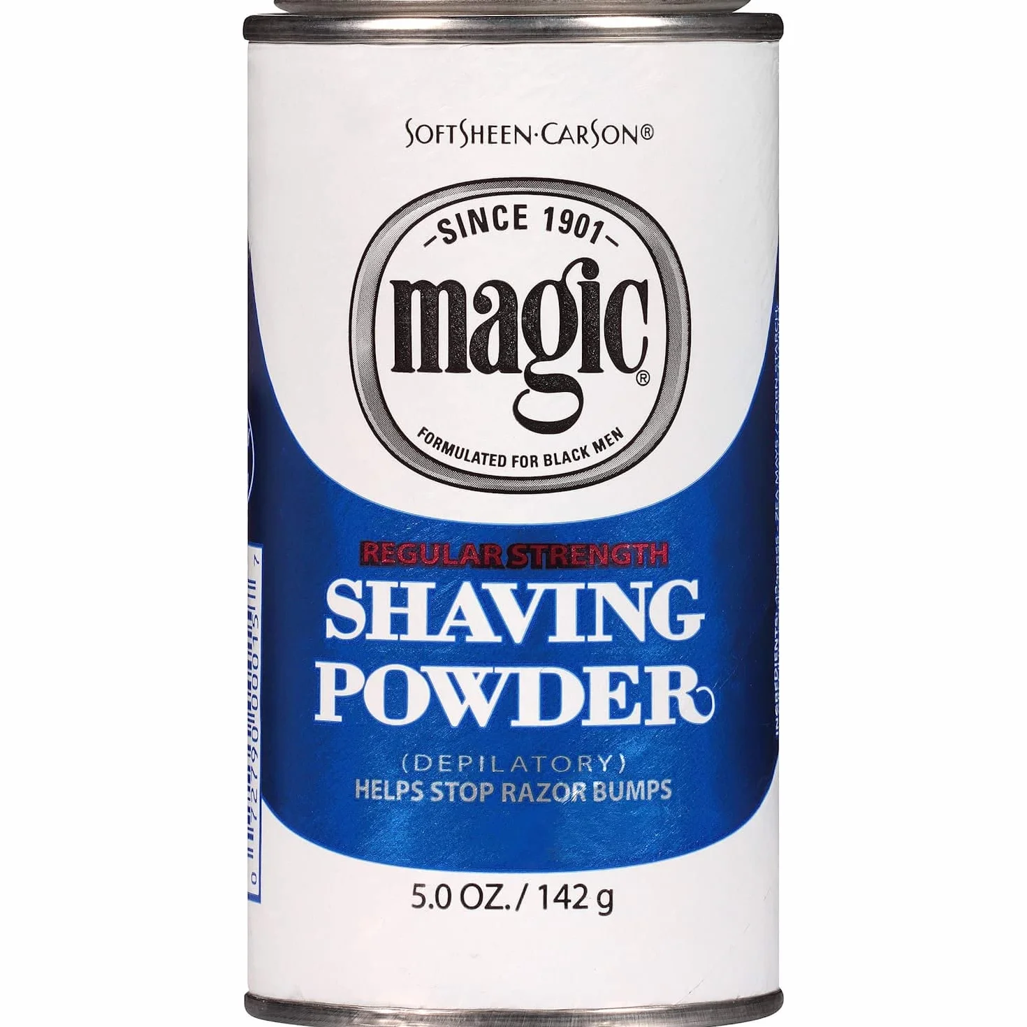 SoftSheen Carson Magic Regular Strength Shaving Powder Blue 5Oz/142G