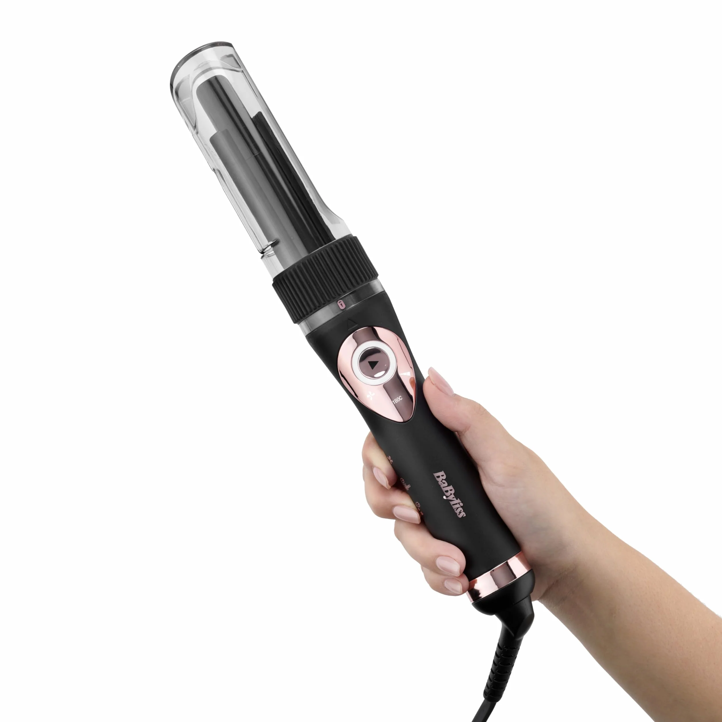 BaByliss Curl Secret Lite Rizador Automático 210° Negro Oro Rosa C1031E