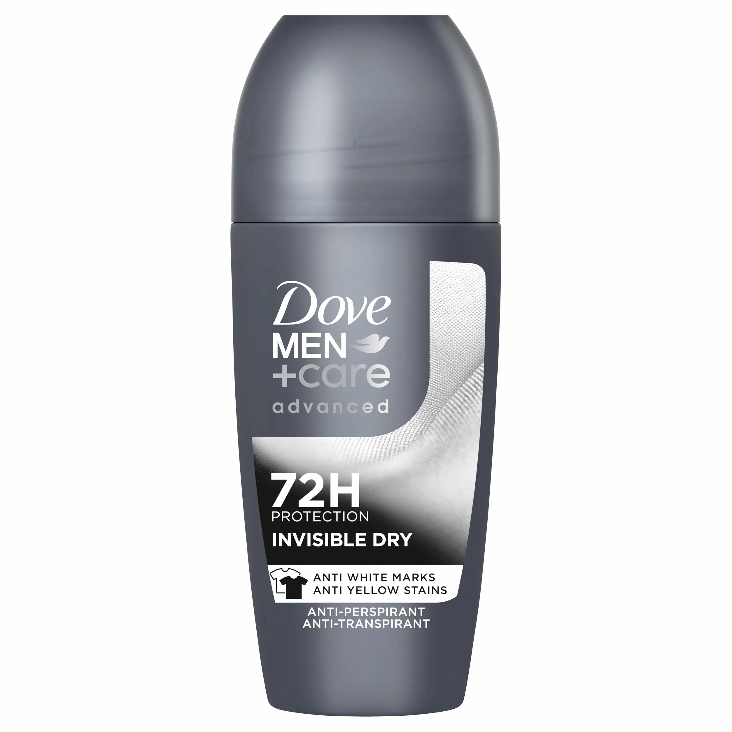 Dove Men+Care Advanced Desodorante Roll-On Invisible Dry 72h Antitranspirante 50ml Pack 6