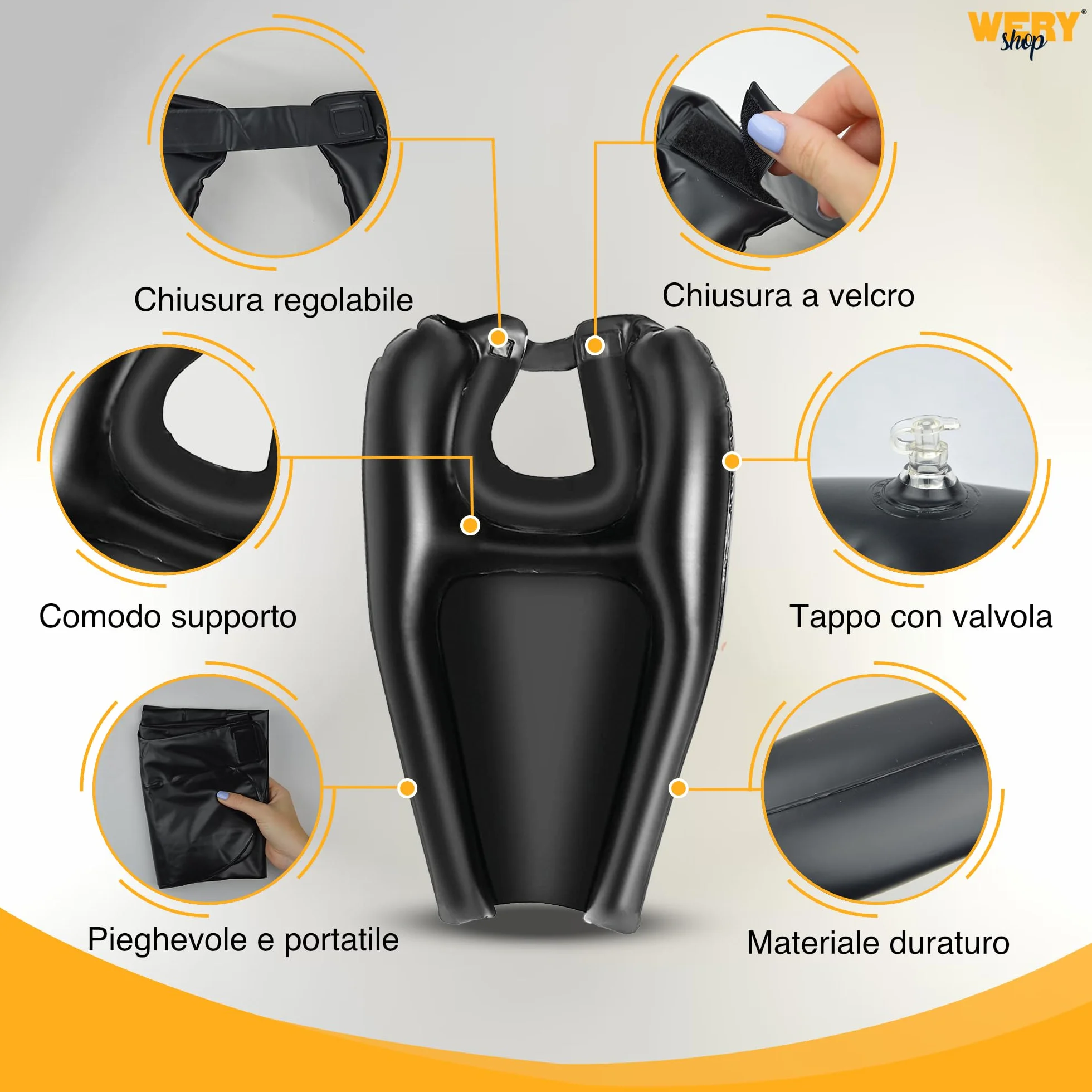 Lavacabezas portátil plegable para peluquería profesional - Lavabo de viaje