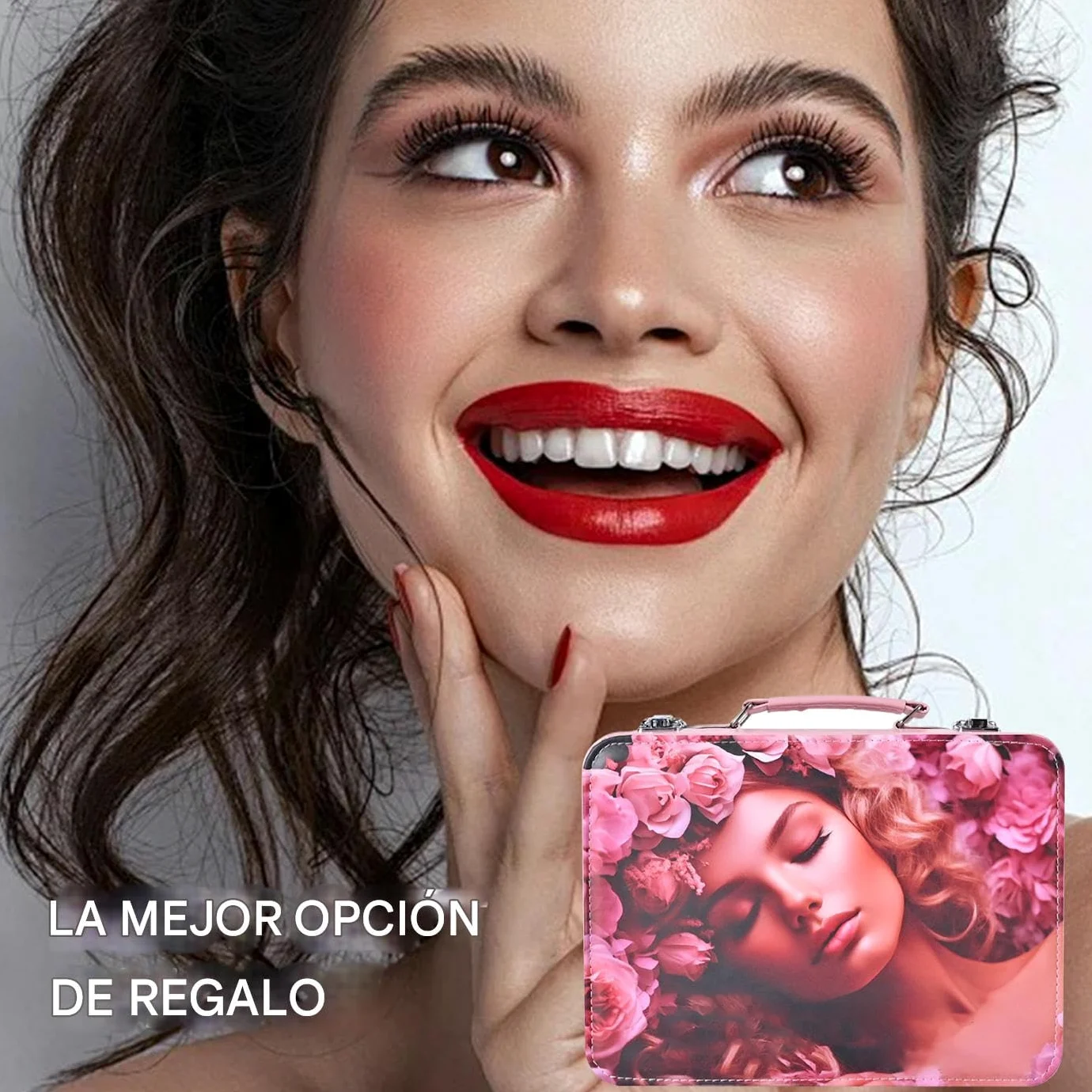 Colección De Maquillaje Para Mujeres Cosmético Resistente Al Agua | Kit De Maquillaje Portátil Impermeable para Damas Madres Abuelas Novias Cumpleaños y Citas