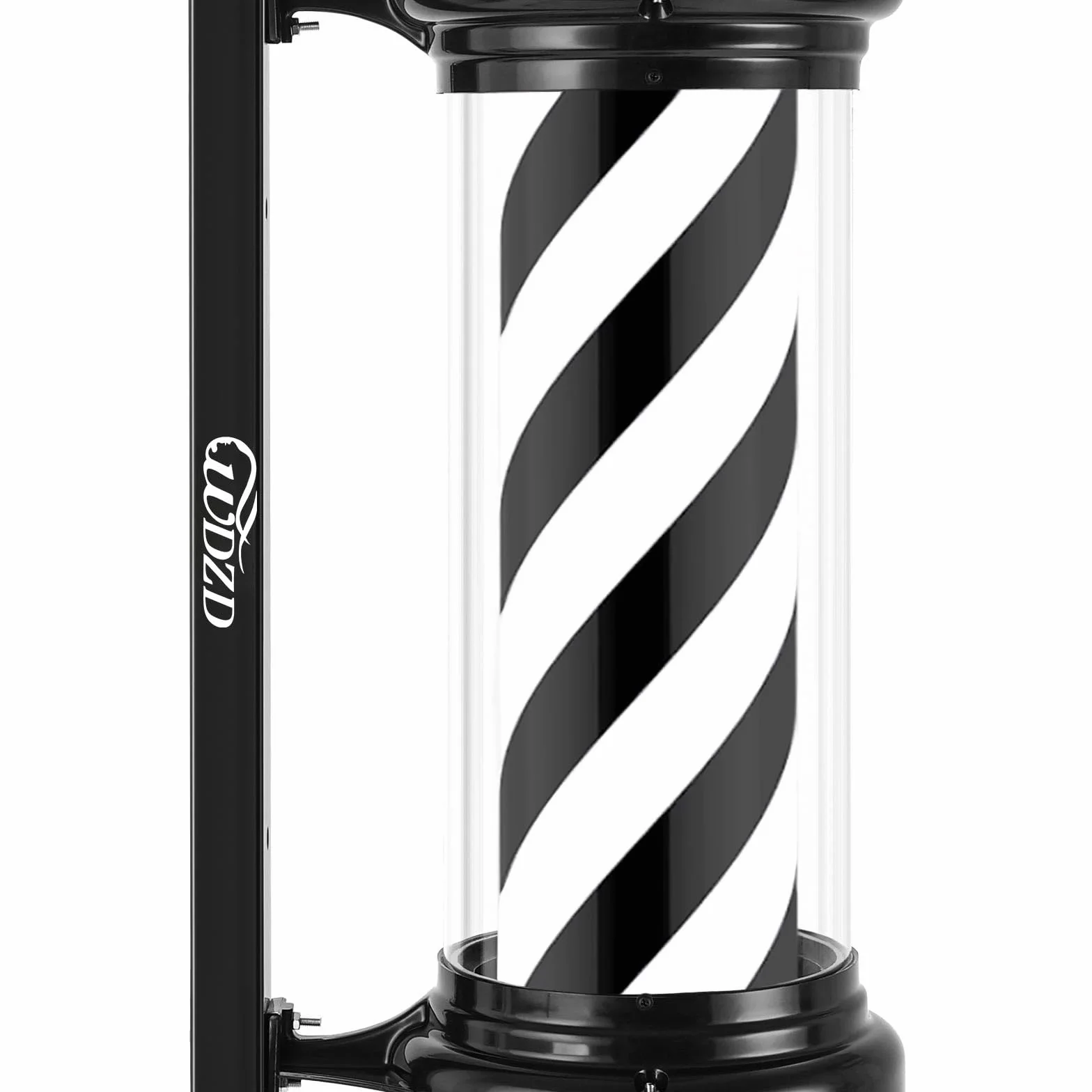 Barber Pole Negro 73 cm Poste Barbero