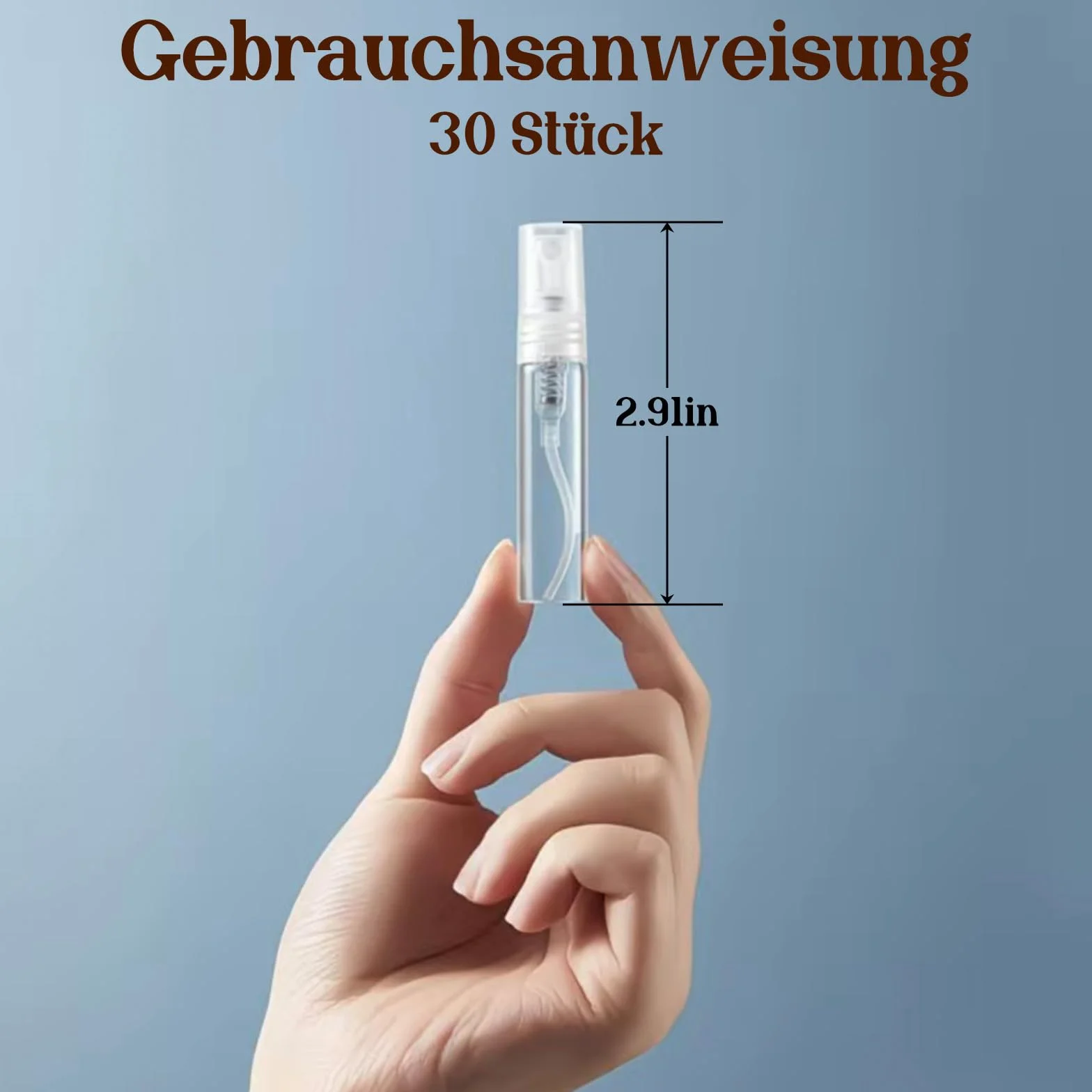 Mini botella pulverizadora de niebla fina 5 ml portátil cristal transparente para viajes vacía con embudo pipetas