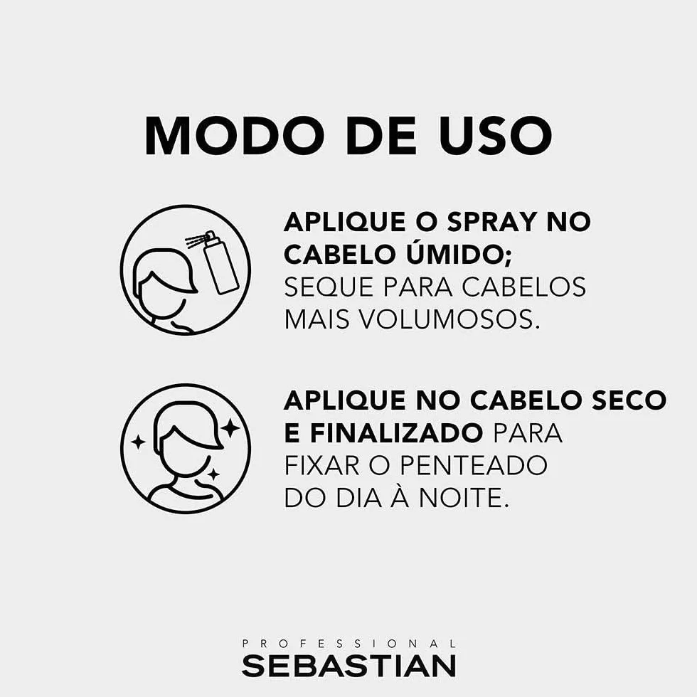 Sebastian Professional Re-Shaper Laca Fijación fuerte táctil Resistente humedad 400 ml