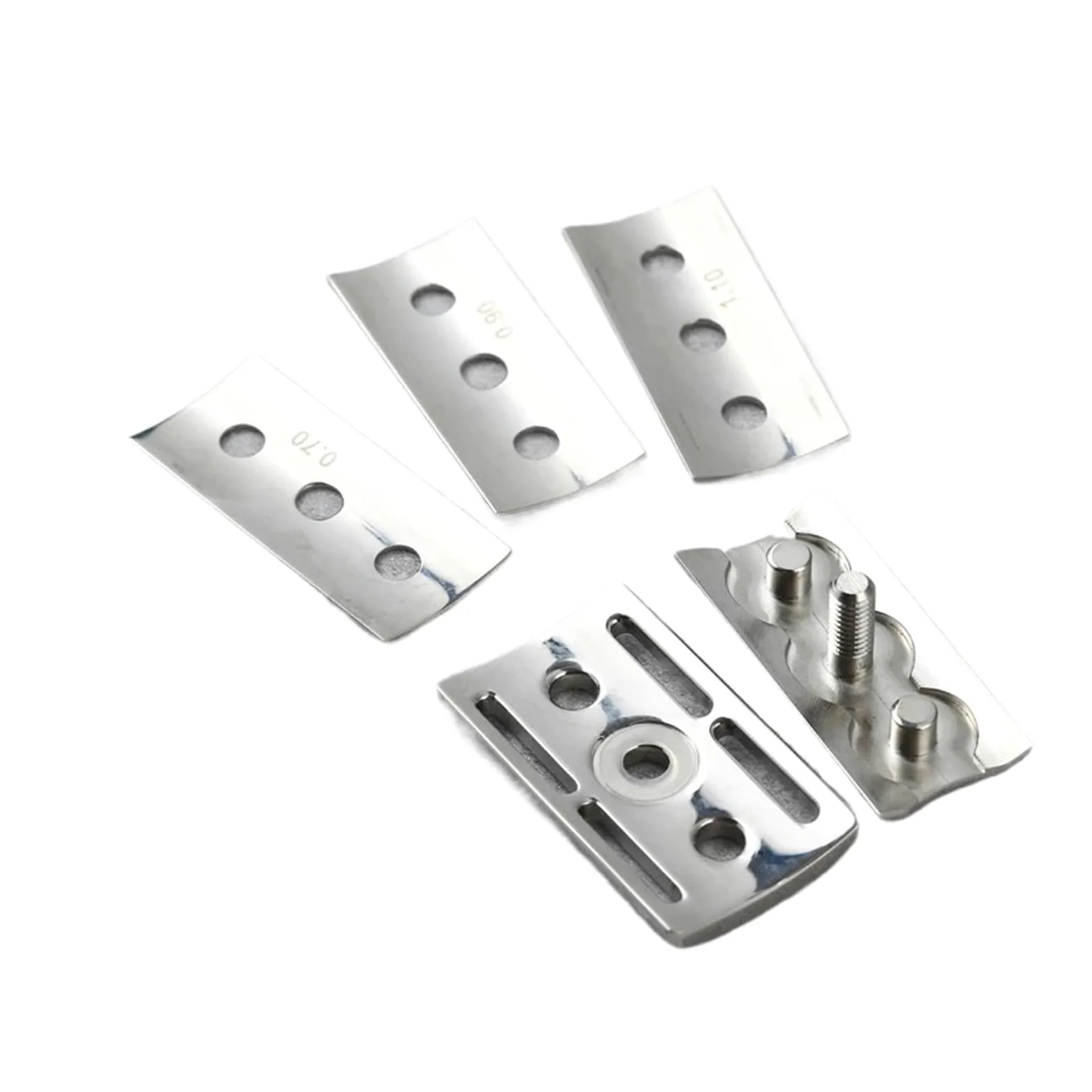 , Compatible Con Yaqi, Trifecta, Cabezal De Afeitar De Seguridad Pulido De Acero Inoxidable 316 Ajustable Con Diferentes Espacios De Hoja