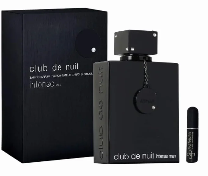 Club De Nuit Intense Man 200ml + Atomizador recargable 5 ml. Importado de Dubái
