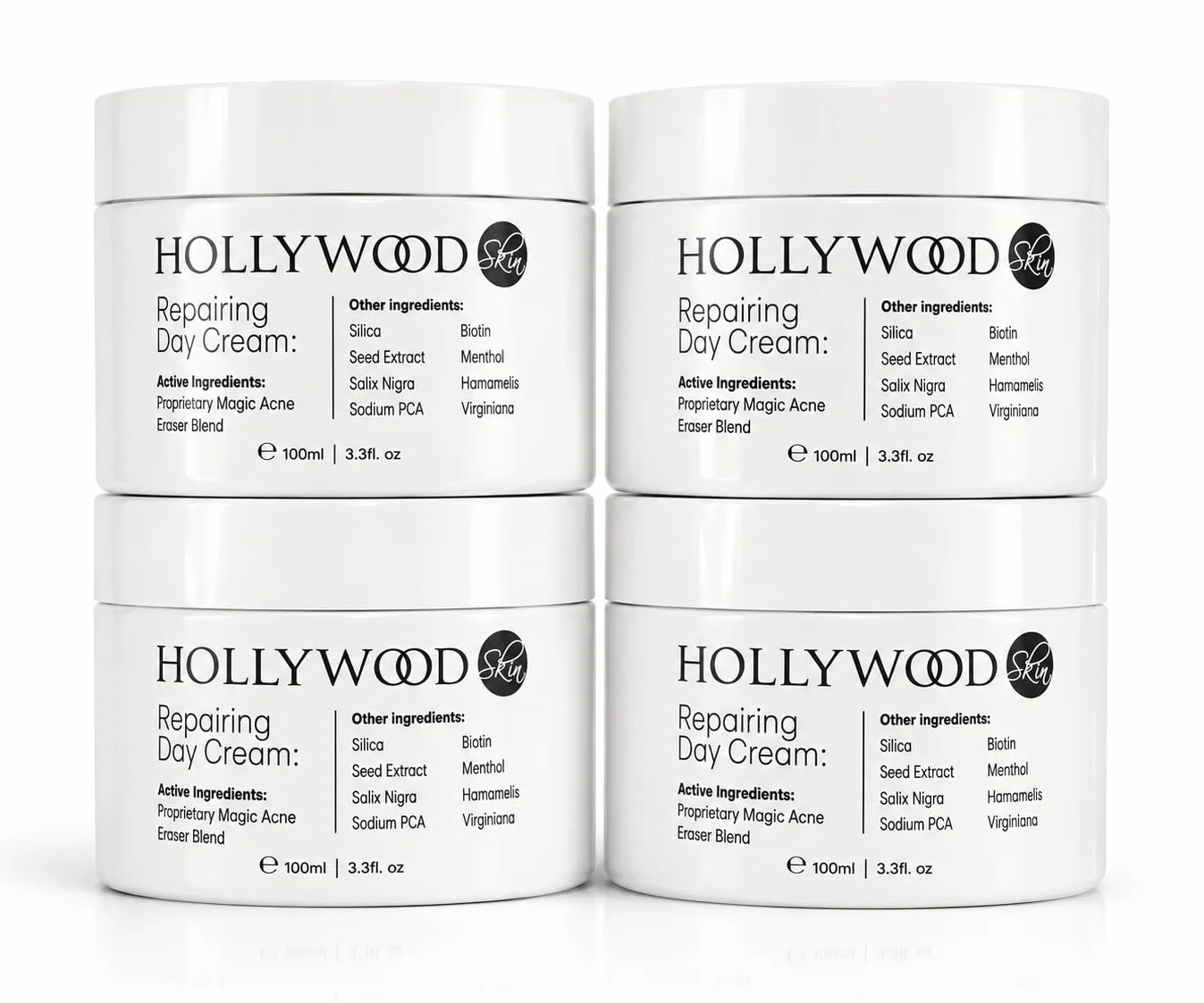 Crema Antiacné PREMIADA - ¡4X MÁS POTENTE y 11X MÁS RÁPIDA! Tecnología patentada con Ácido Salicílico Orgánico, Avellano de Bruja, Vitamina A, Aceite de Árbol de Té y Aloe Vera. Combate Granos - 100ml