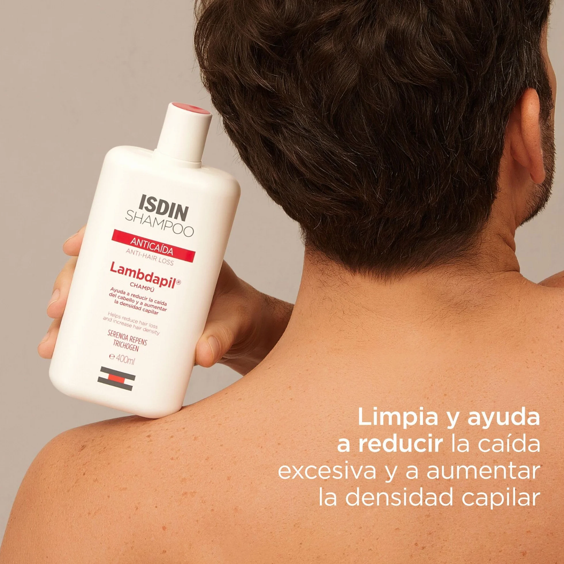 Lambdapil Champú Anticaída 400 ml Pack x2, Reduce Caída Excesiva y Aumenta Densidad