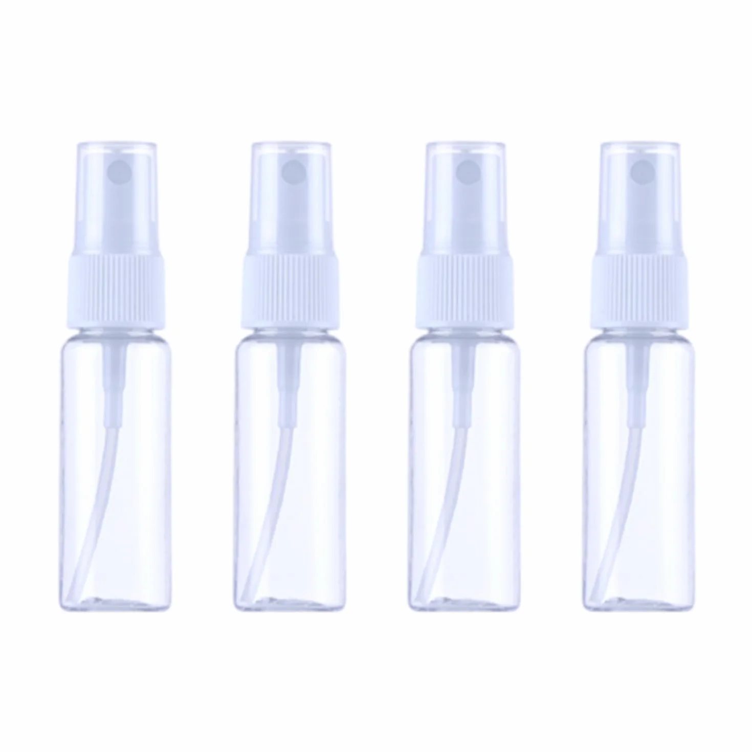 Botella Spray 20ml Plástico Transparente Atomizador Vacío Reutilizable