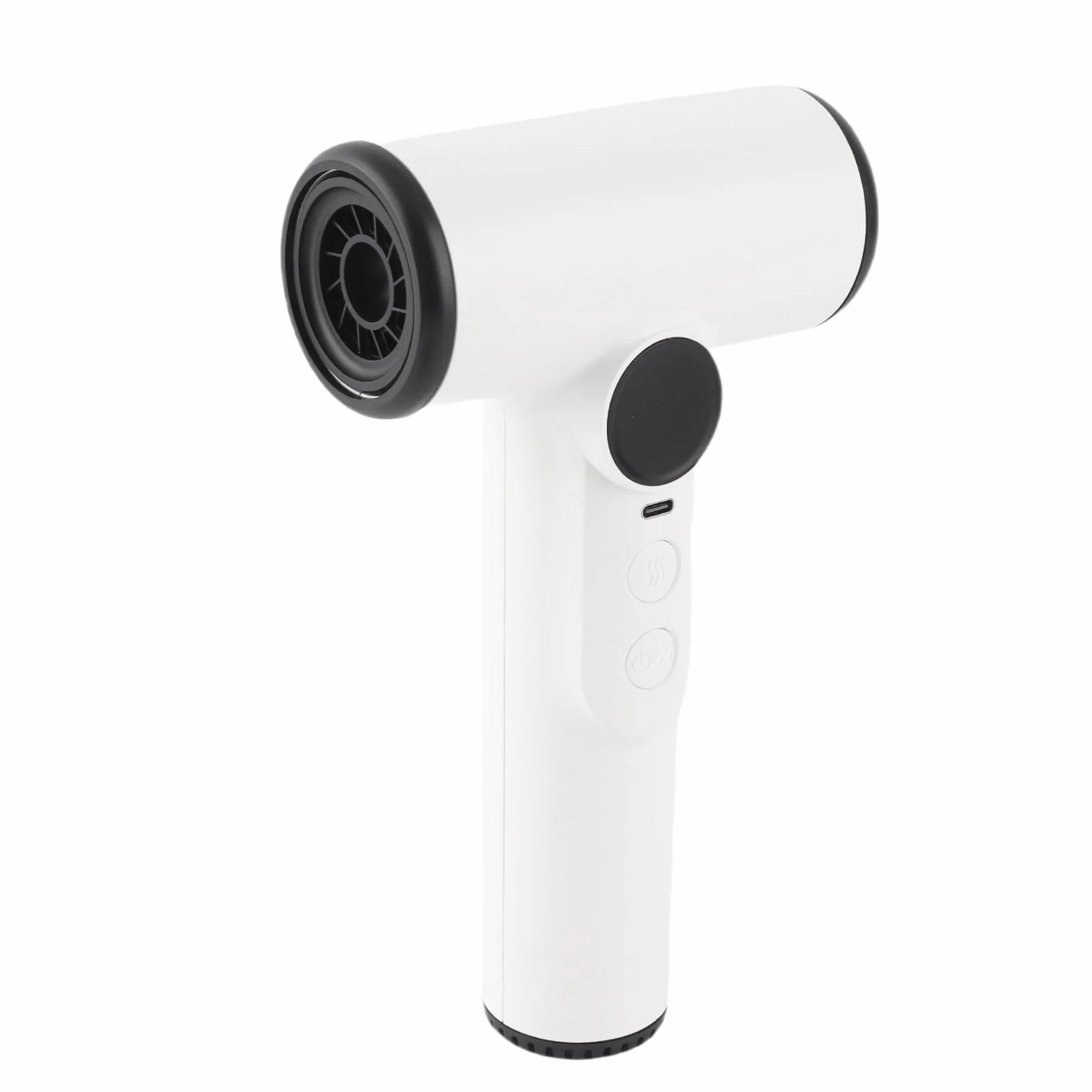 Secador de Pelo de Viaje con Batería, Secador de Pelo Ligero Inalámbrico con 3 Velocidades y 3 Temperaturas, Ideal para Viajes y Actividades Al Aire Libre