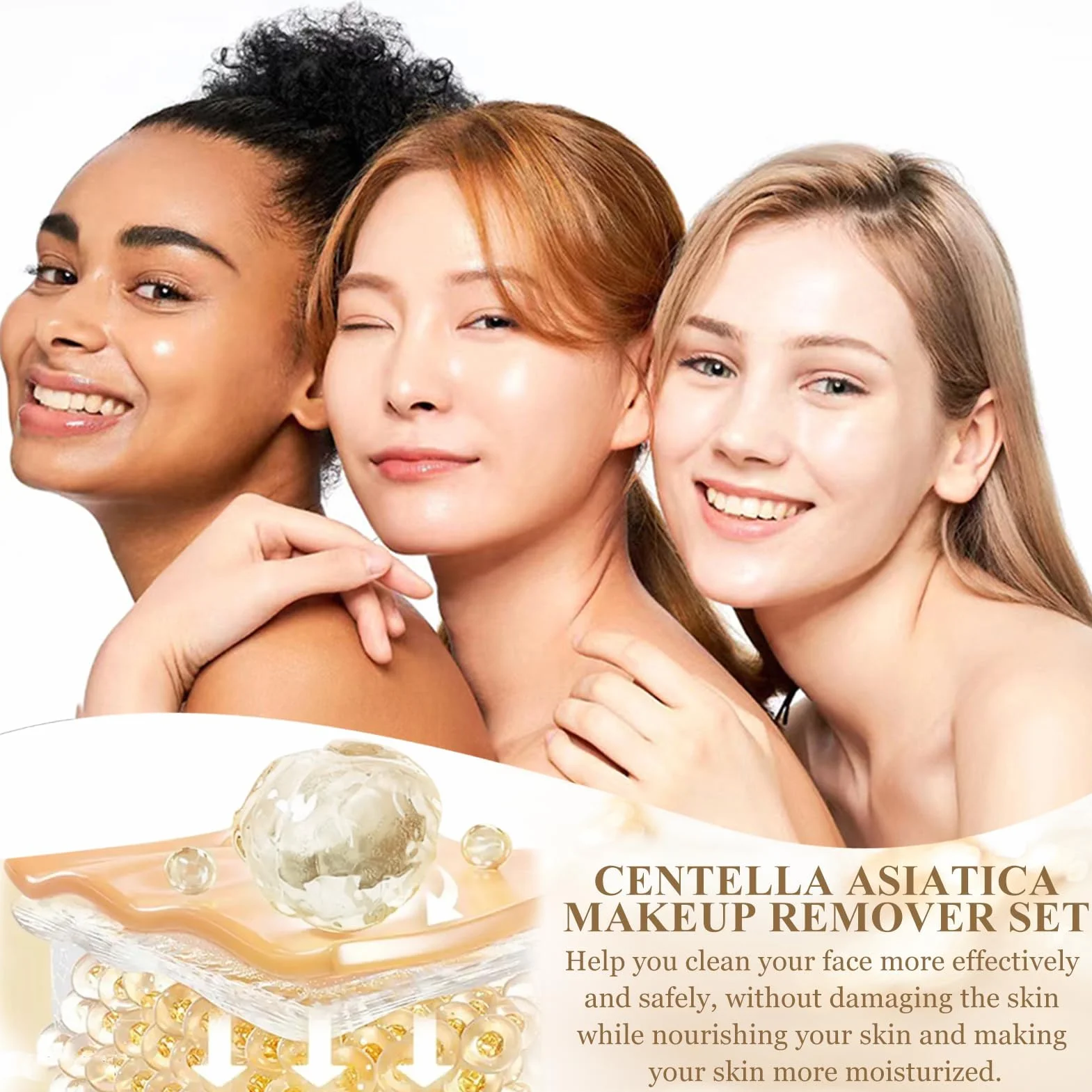 Centella Cleansing Oil + Asiatica Serum, Extracto de Centella Asiática de Madagascar, Aceite Limpiador Facial Control de Grasa e Hidratación