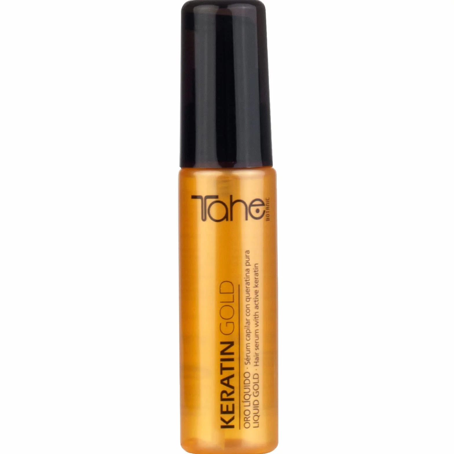 Tahe Keratin Gold Oro líquido con Queratina Pura, Células Madre Vegetales Activas y Aceite de Argán, 30 ml