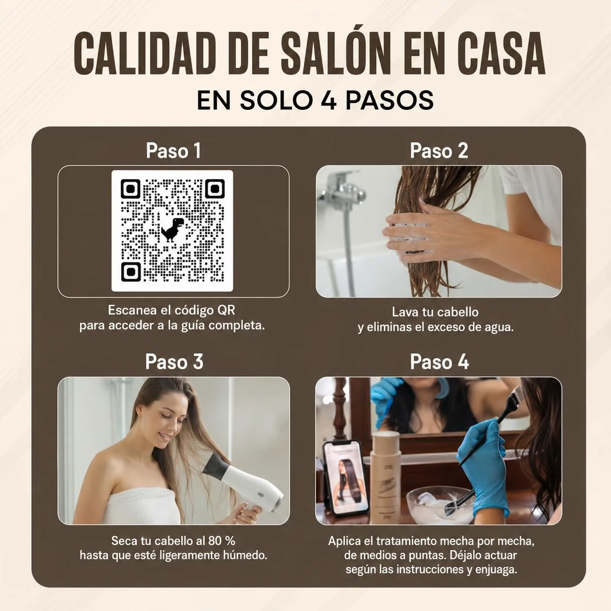 Alisado Brasileño Premium con Queratina 150 ml Anti Frizz Brillo Intenso