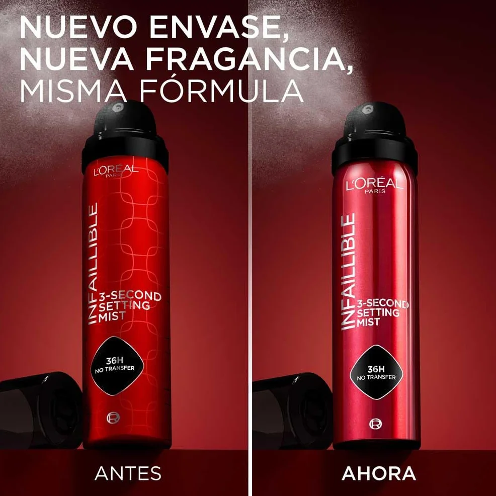 L'Oréal Paris Spray Fijador de Maquillaje Infaillible 36h 75 ml