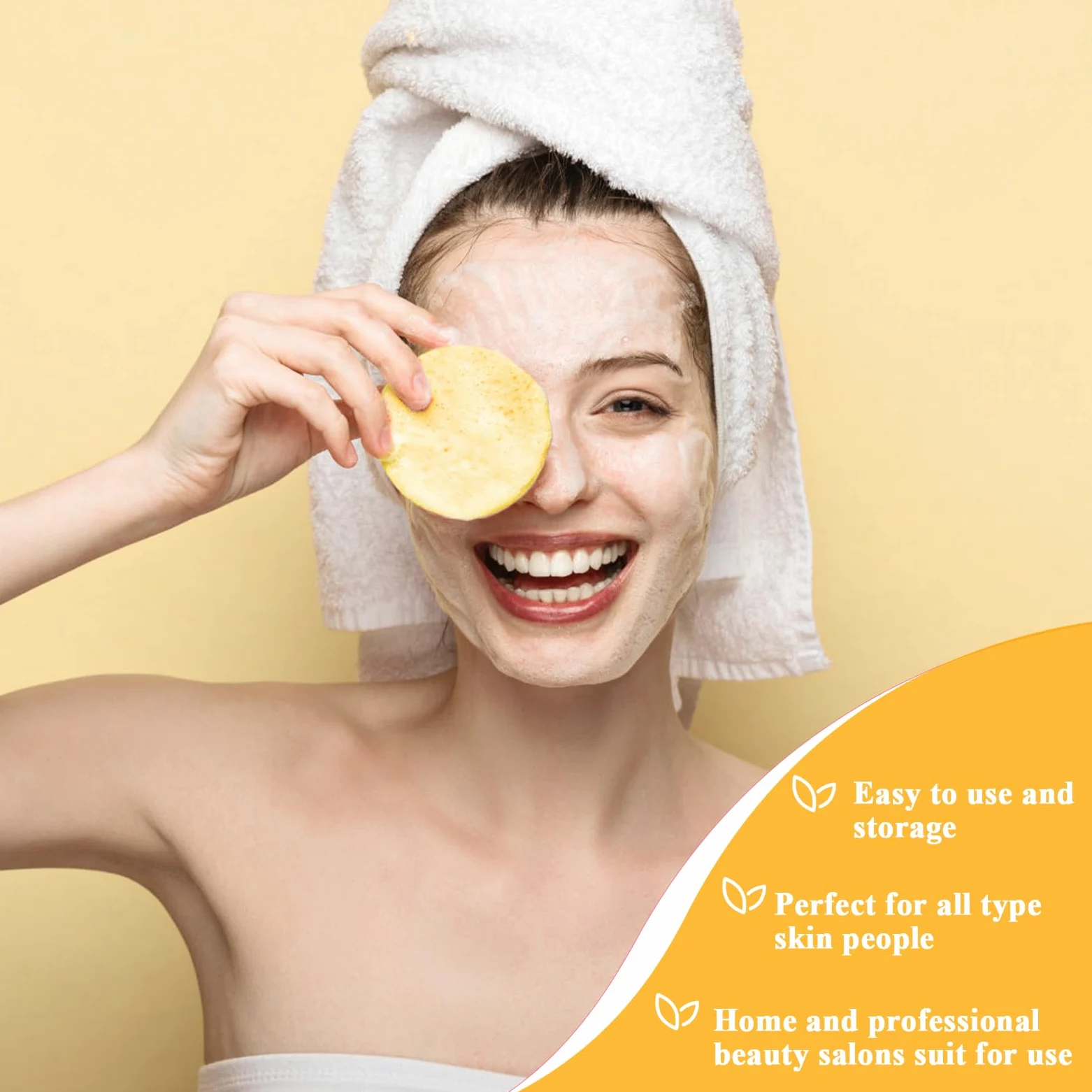 Luxiv - Esponjas faciales comprimidas, 240 + 1 unidad, esponja de cara redonda, esponjas profesionales comprimidas para eliminación de maquillaje para esteticistas, esponja facial, compresa,