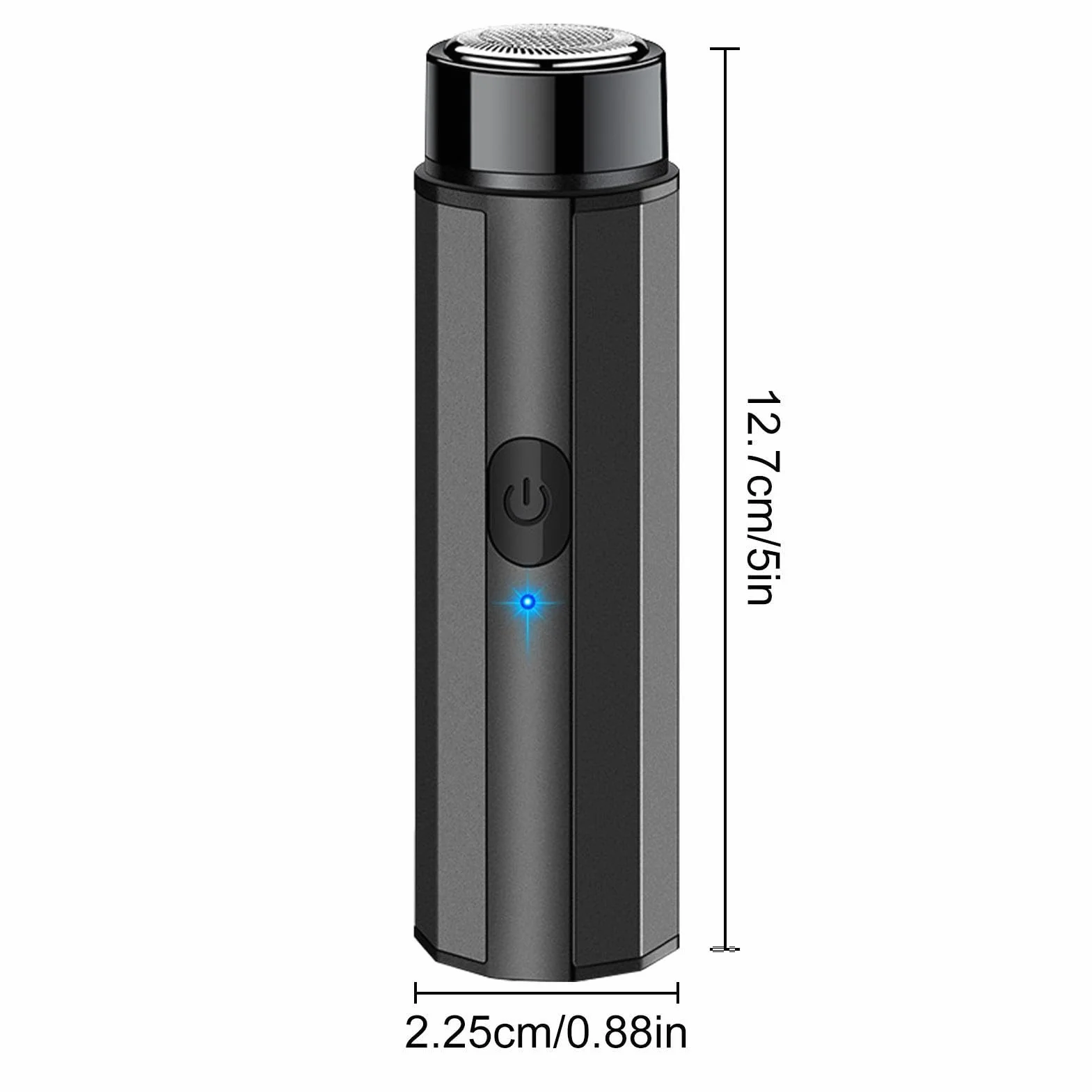 Afeitadora eléctrica recargable por USB para barba uso en seco y húmedo portátil