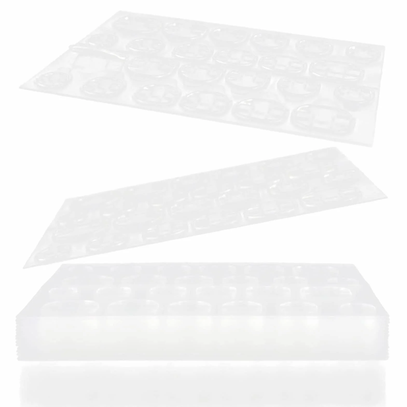 Naroote Pestañas Adhesivas de Uñas de Doble Cara Transpirables para una Fácil Eliminación, 50 Hojas de Pegatinas Finas de Pegamento para Uñas para una Manicura Duradera