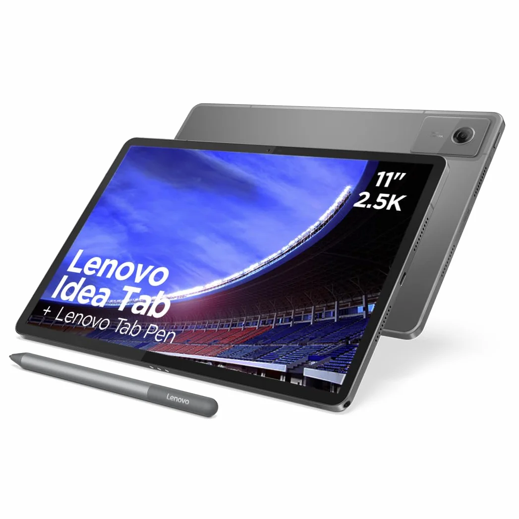 Lenovo Idea Tab 11" 2.5K Tablet 8GB RAM 128GB UFS MediaTek Dimensity 6300 Gris