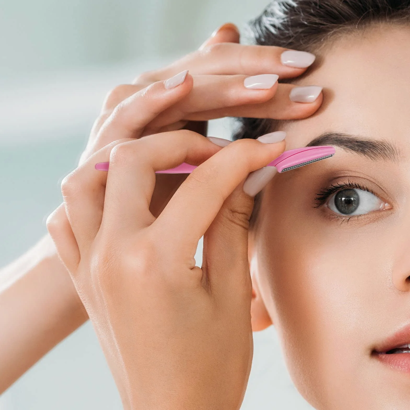 24 Piezas Afeitadoras De Cejas Afeitadoras Faciales Para Mujeres Y Hombres, Quitamanchas De Pelo (24 Unidades)