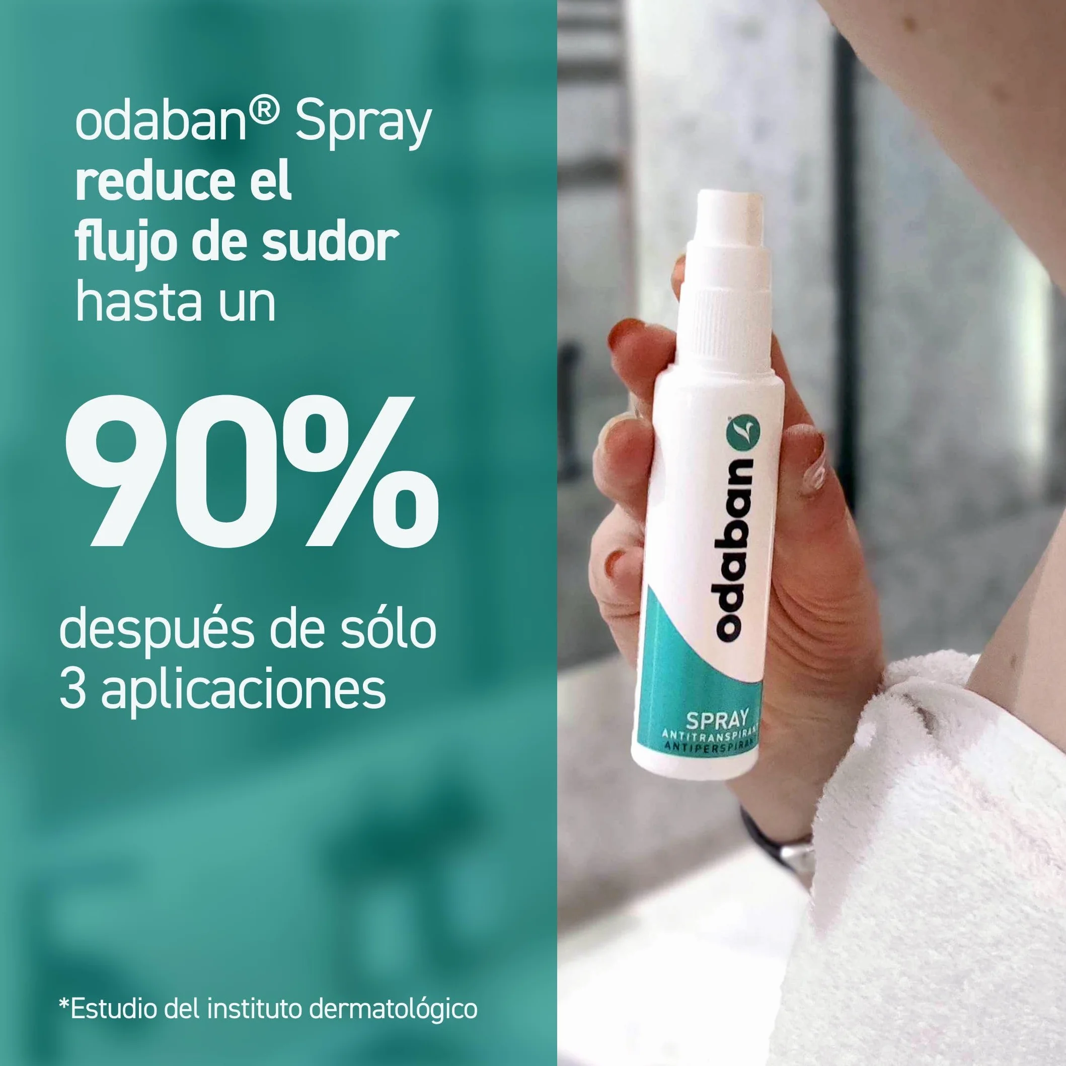 Odaban Antitranspirante Desodorante en Spray 30 ml contra el sudor intenso