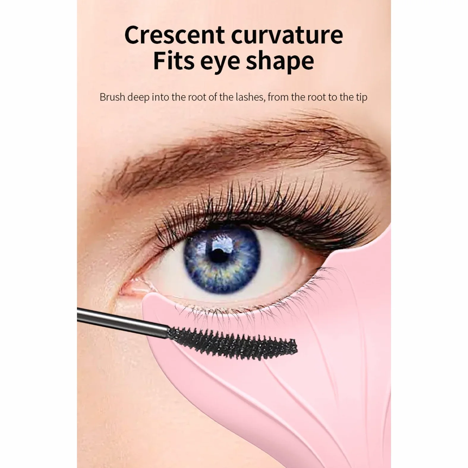 Generic Plantilla de Delineador de Ojos con Alas Reutilizable de Silicona, Herramienta de Maquillaje Suave y Flexible para Principiantes y Expertos, para Viajar Salir (PINK)