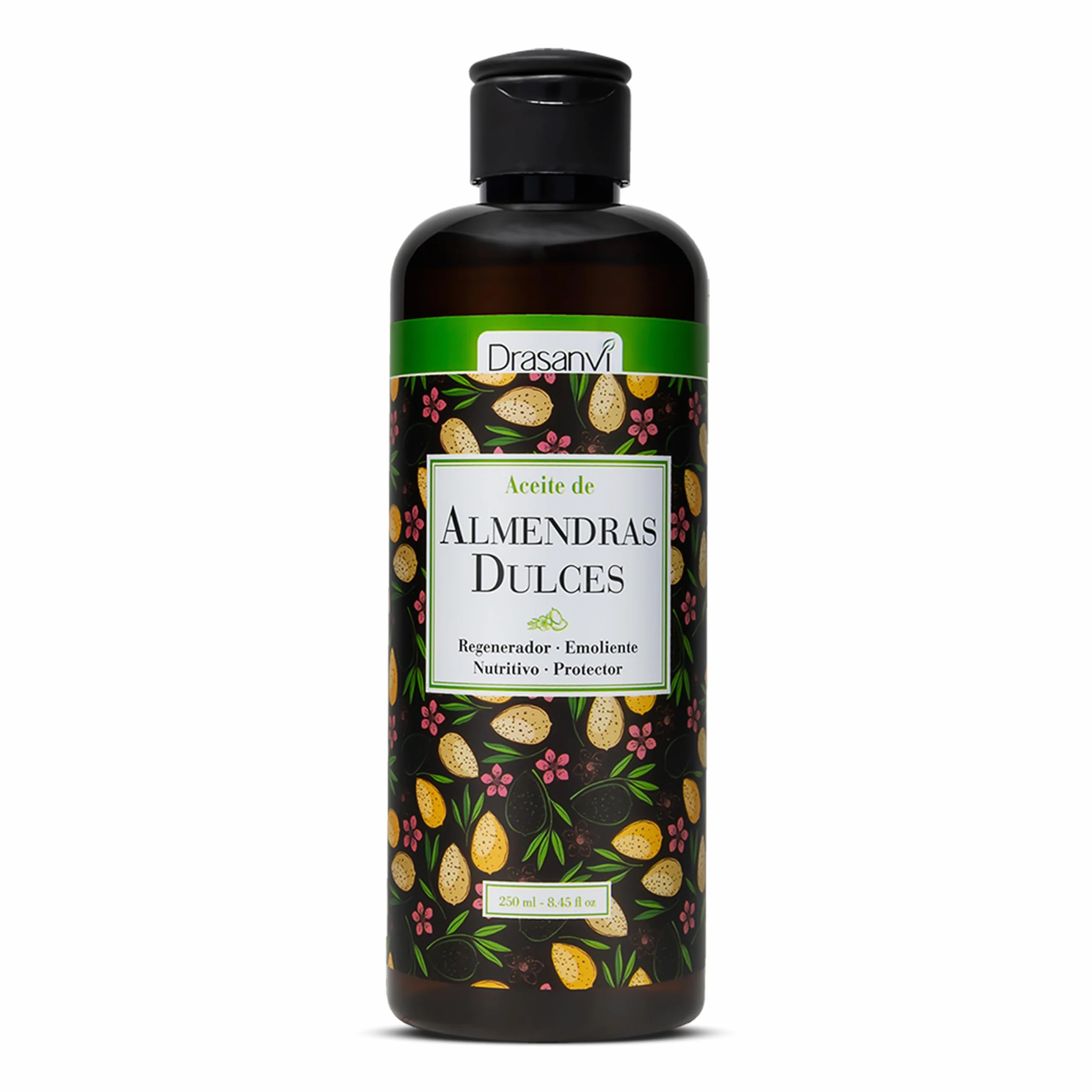DRASANVI Aceite de Almendras Dulces 250ml - Vegano, Nutritivo e Hidratante