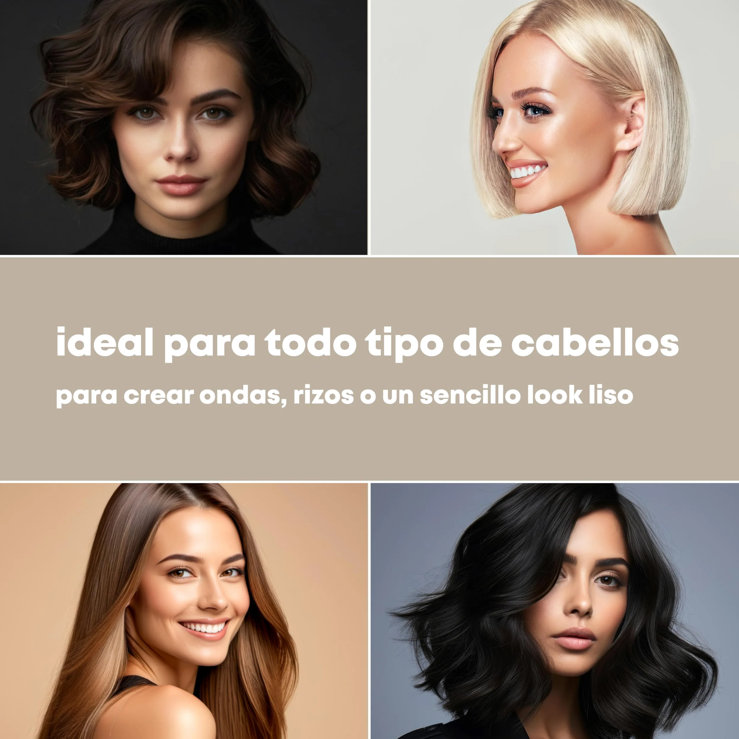 REVAMP Plancha de Pelo Inalámbrica Compacta Liberate de Cerámica - Plancha de Pelo Recargable, Plancha Portátil para Alisar, Rizar y Ondular - Rosa