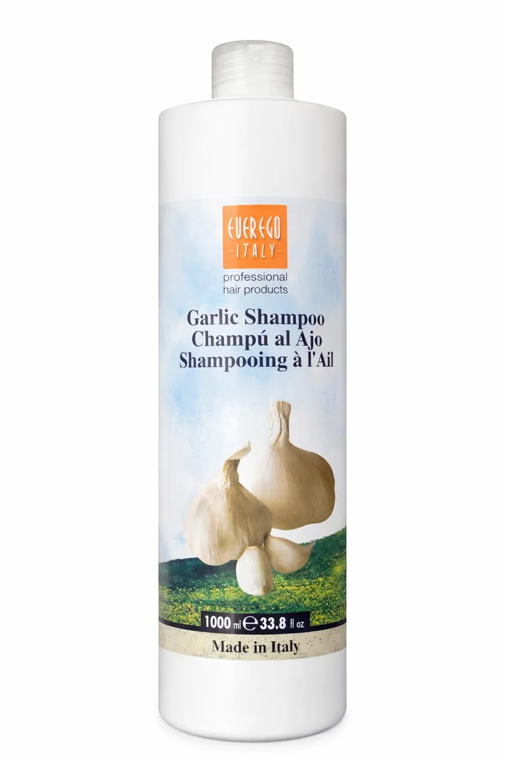 Kit Capilar de Ajo 3 Piezas Champú Mascarilla Cepillo Tratamiento Anticaída Fortalecedor