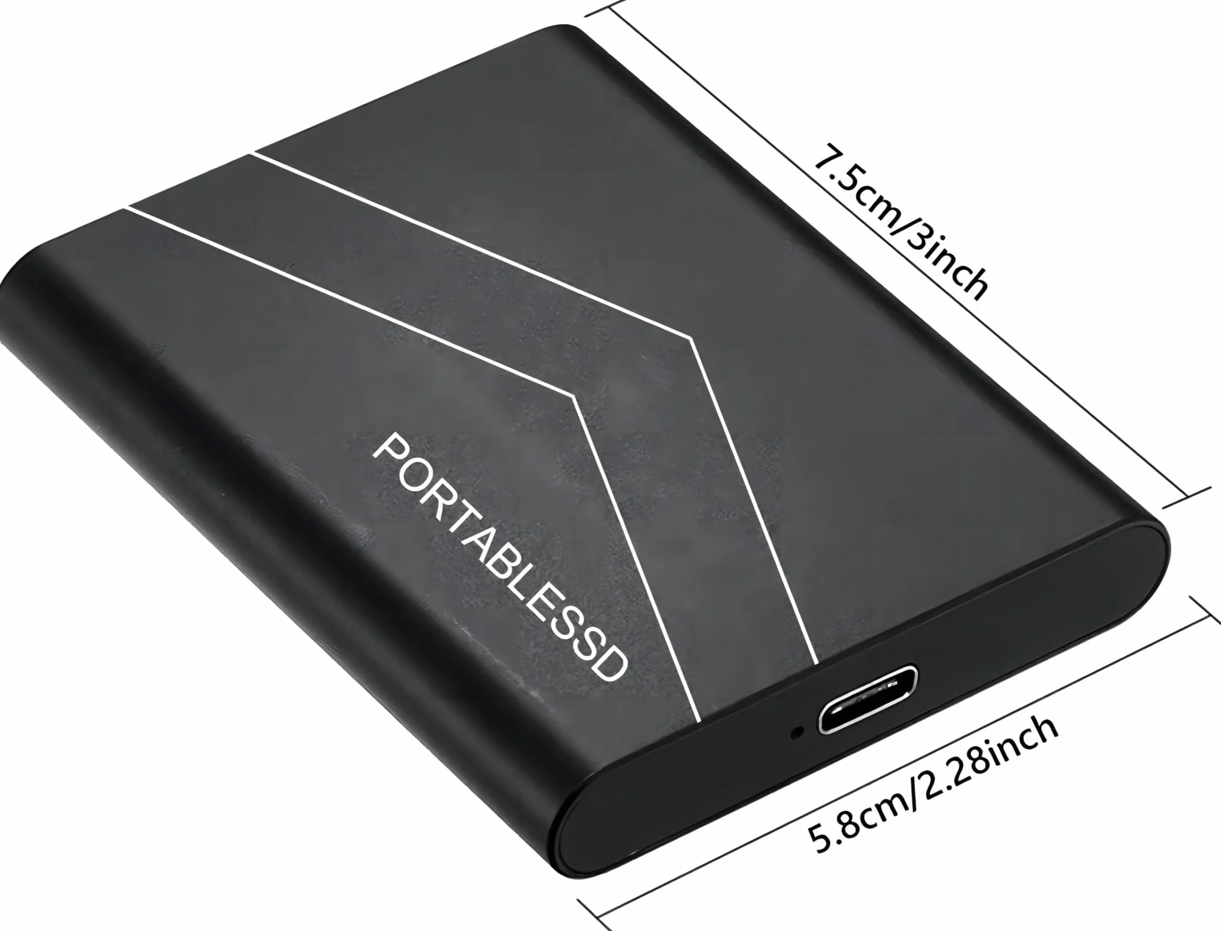 Disco Duro Externo 2TB 2.5" USB 3.0 Portátil Negro