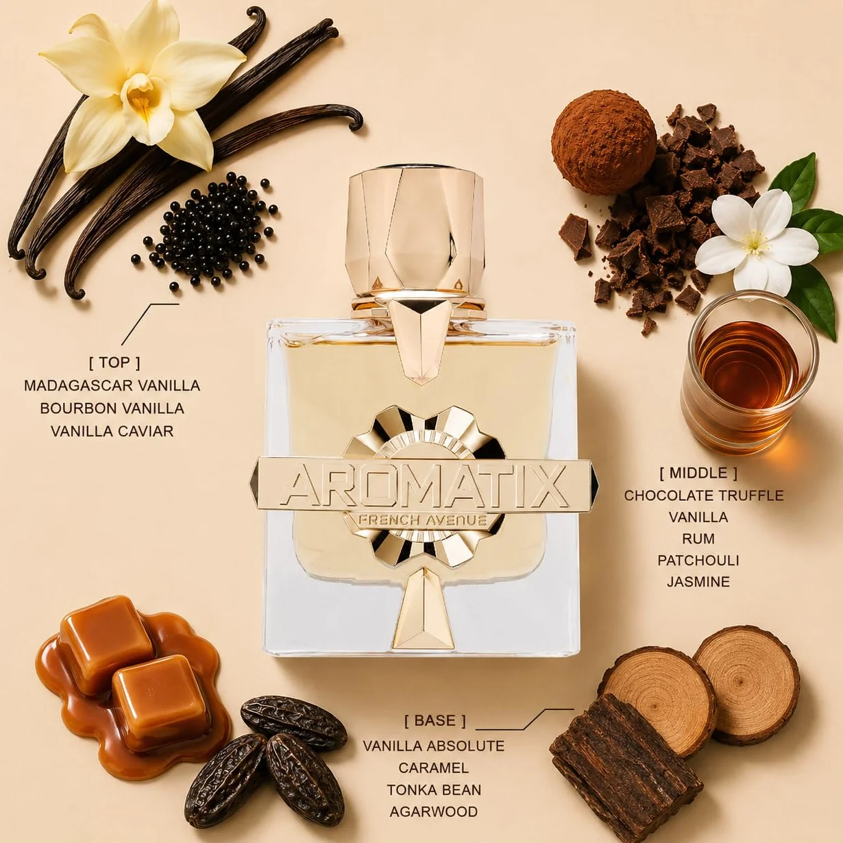 French Avenue Aromatix X Xandal Extrait de Perfume para Hombre y Mujer, 100 ml