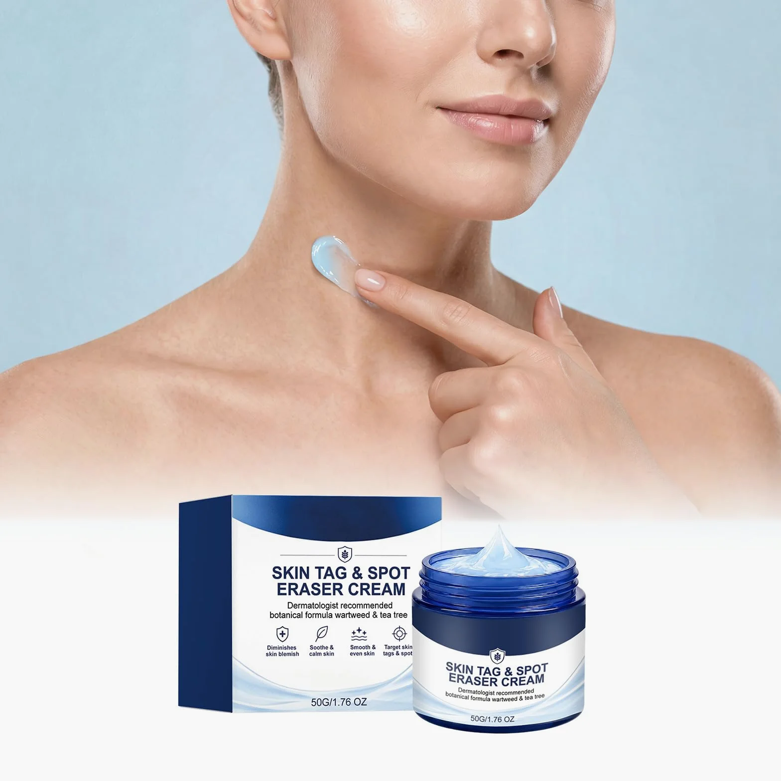 Crema Corporal Hidratante con Alantoína y Árbol de Té para Piel Suave 2PC | Fórmula ligera de cuidado diario que ayuda a mejorar el aspecto de la textura irregular y mantiene la piel hidratada y cómoda