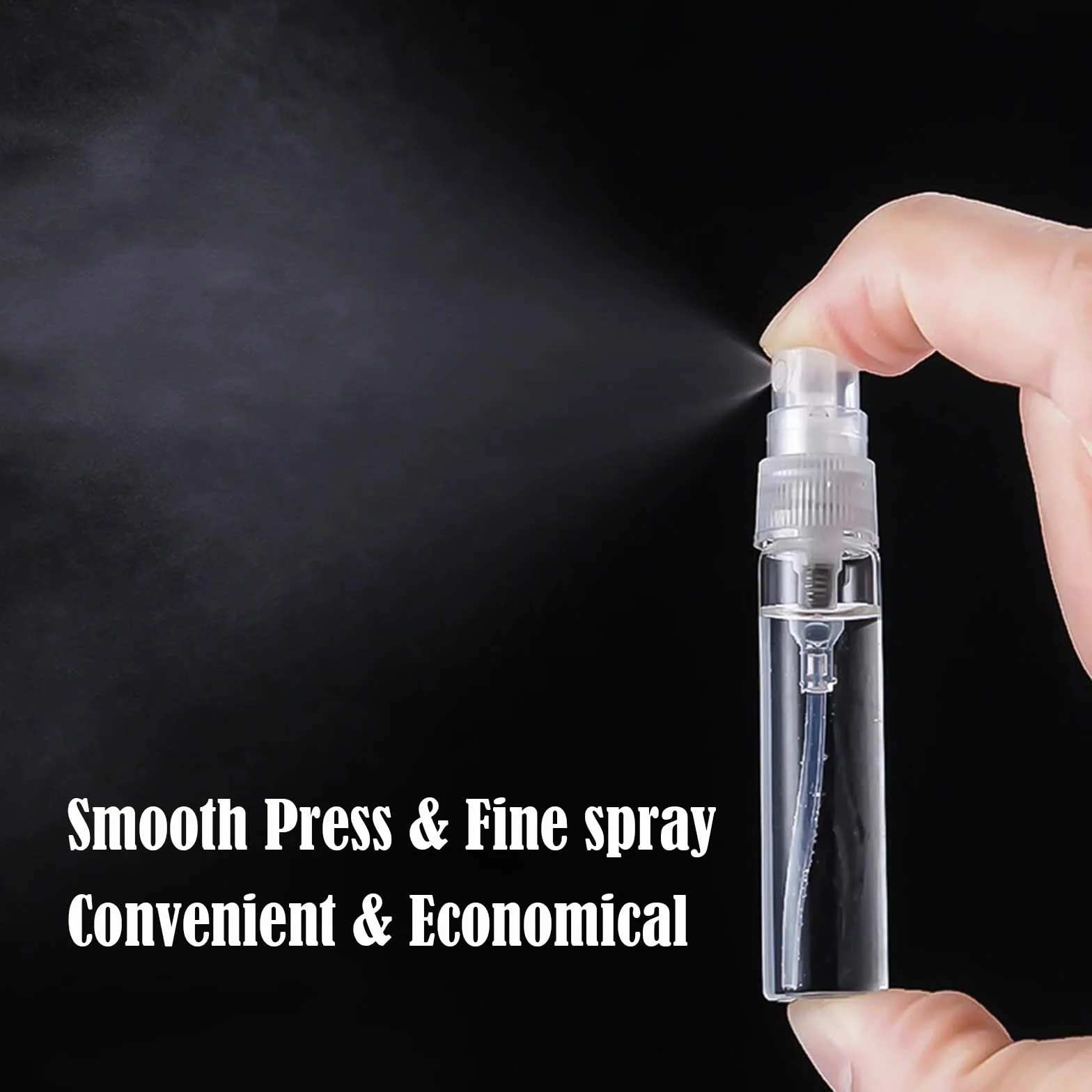 Botella Spray Mini 3ml 30 Piezas, Rellenable Vacío Portátil para Perfume