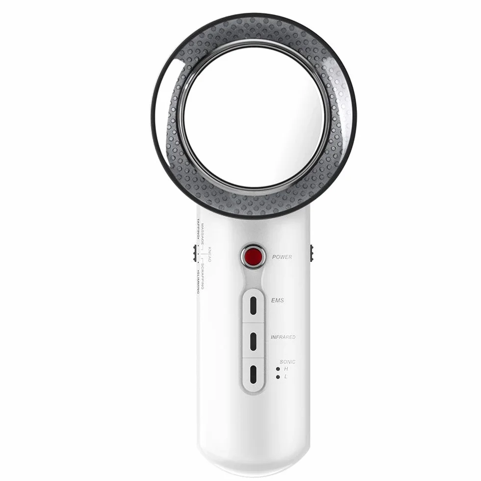 Masajeador facial y corporal EMS ultrasonido 3 en 1, Máquina de belleza para bajar de peso