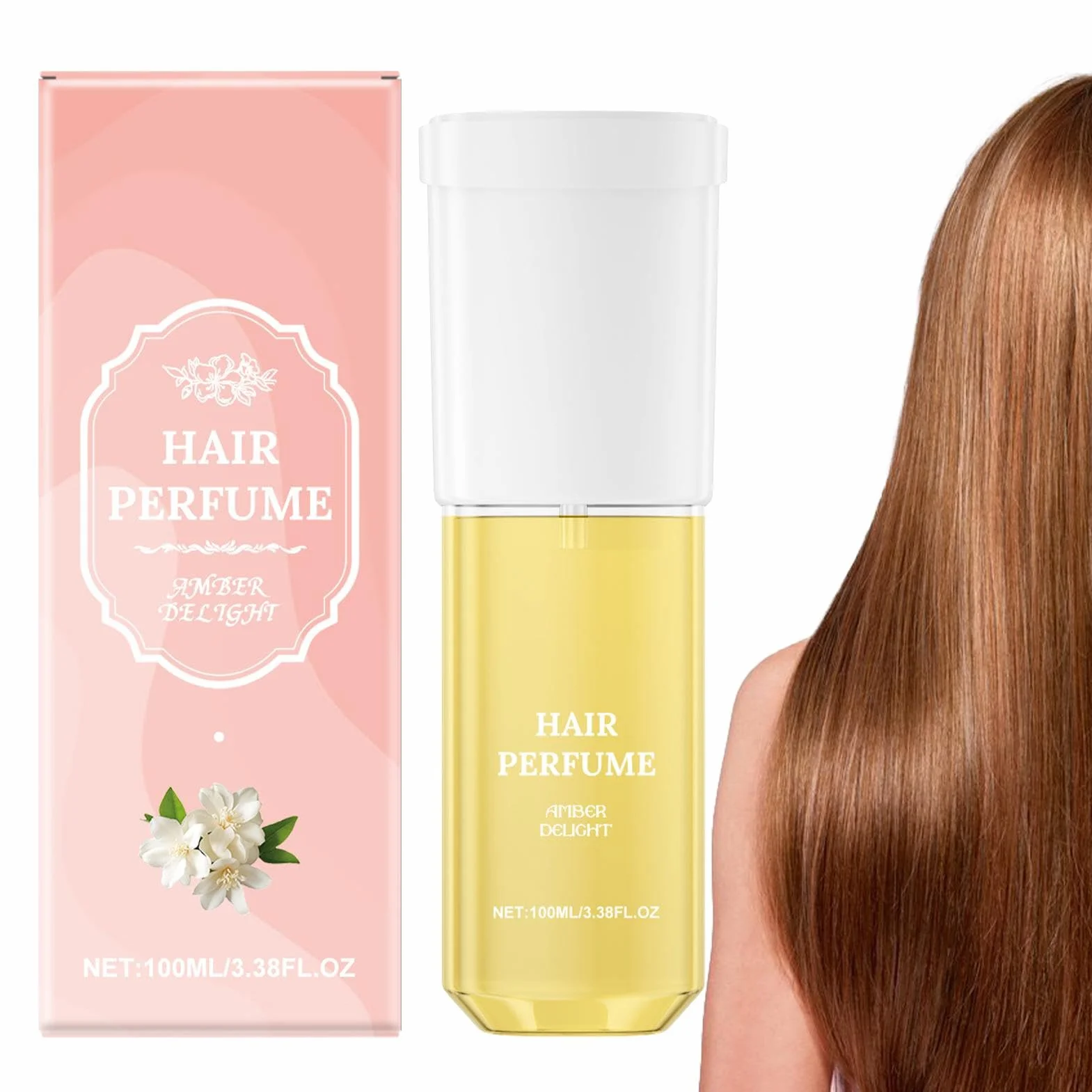 Perfume para el cabello floral para mujer, niebla perfumada para cabello y cuerpo
