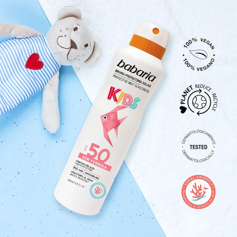 Babaria Bruma Protectora Solar Infantil SPF50 UVA-UVB Infrarrojos 200 ml