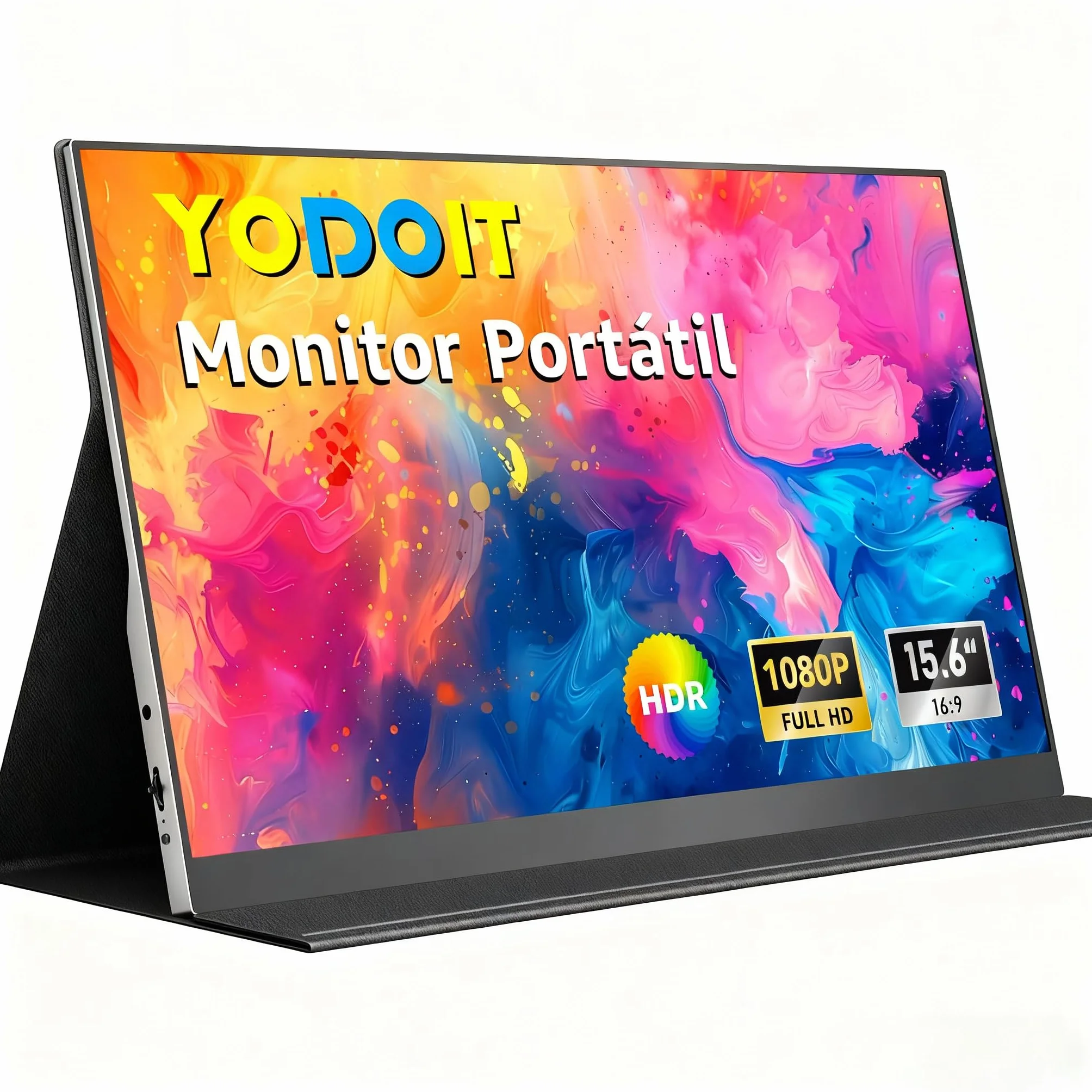 Monitor Portátil 15,6 Pulgadas IPS 1080P FHD USB Type-C HDR HDMI USB C para MacBook PC Xbox PS4/5 Nintendo Switch
