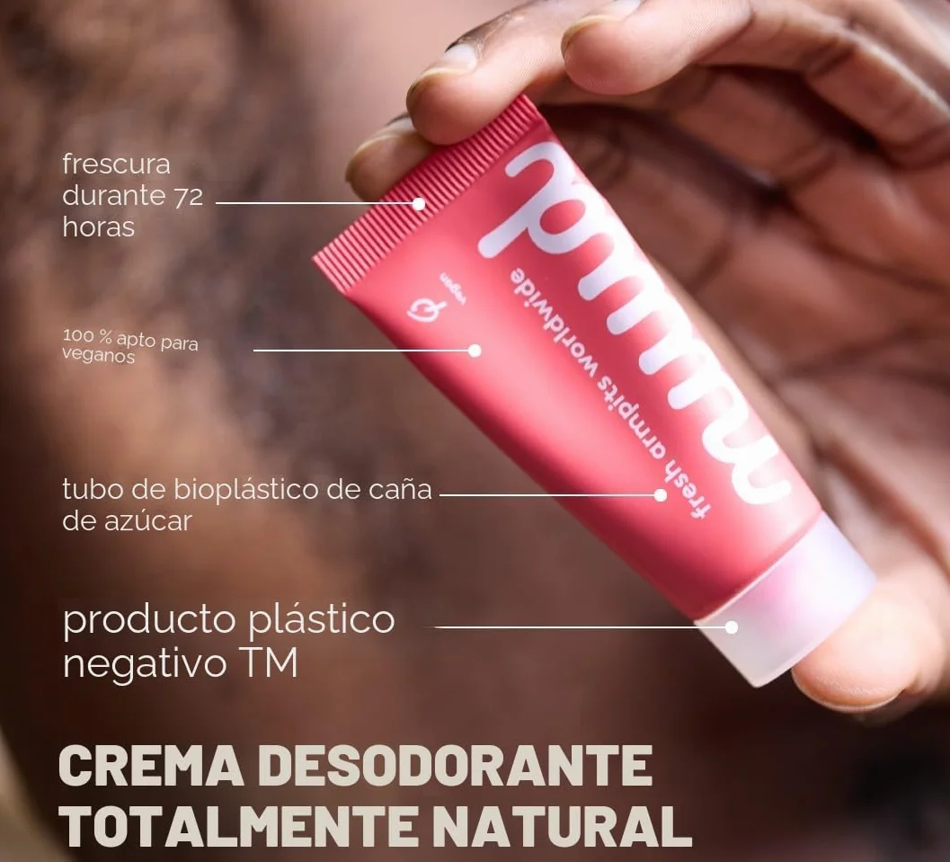 nuud Smarter Pack deo crema 2 x 20ml desodorante natural vegano sin perfume aluminio alcohol 3 días