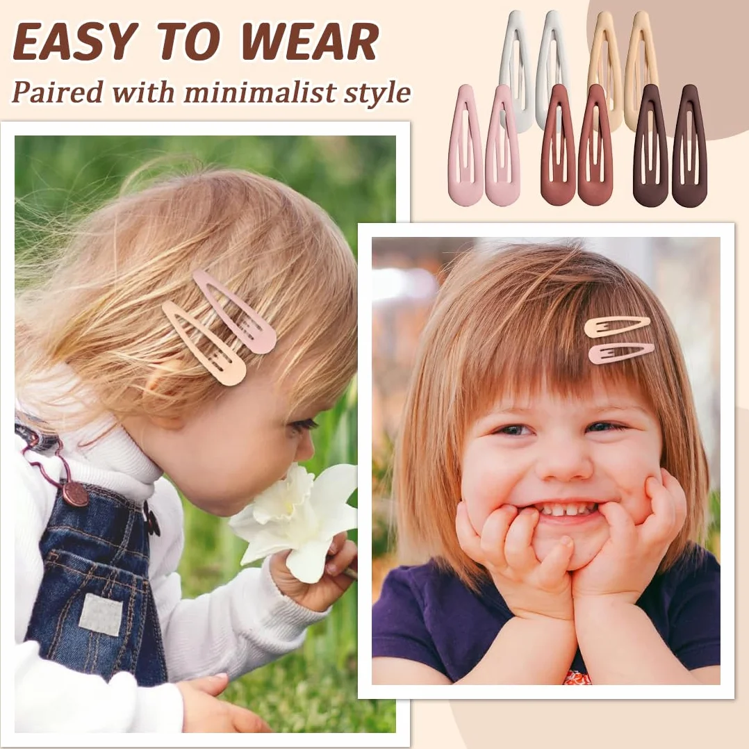 30 Piezas Pinzas Pelo Mujeres Niñas, 3 cm Horquillas Pelo Morandi Mate Accesorios Cabello