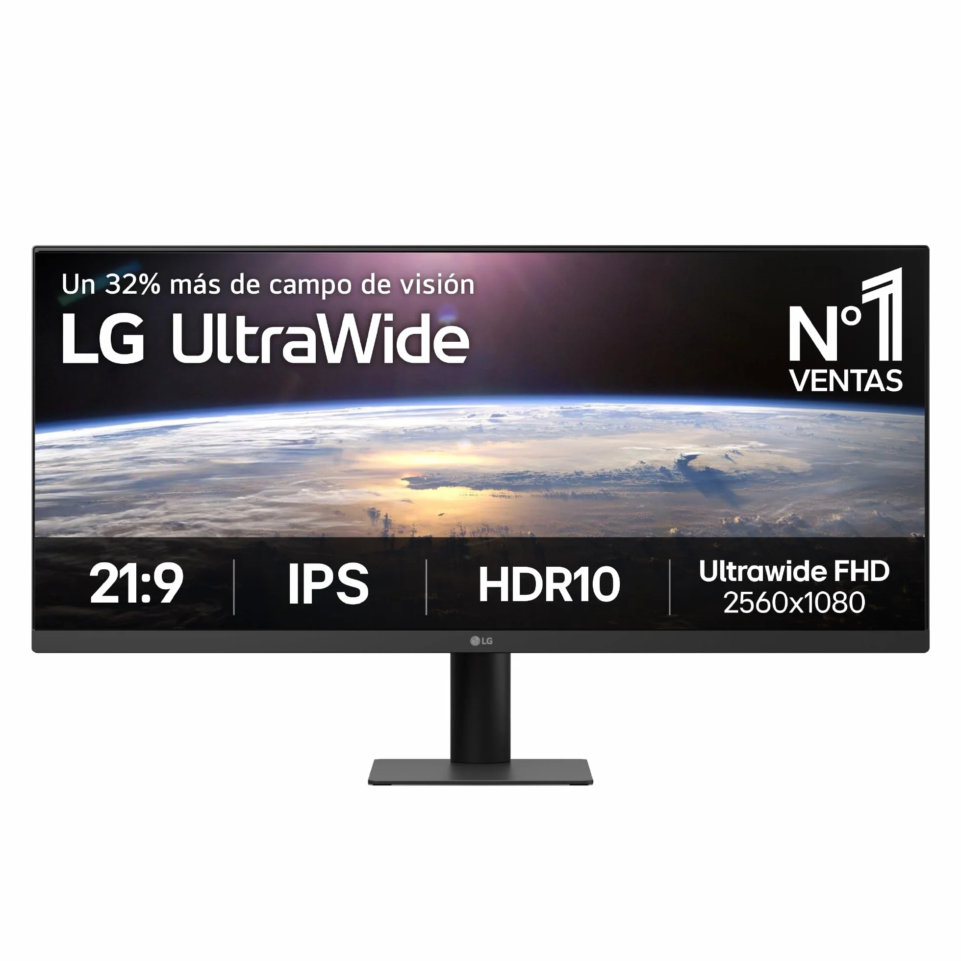 LG 29U511A-B Monitor UltraWide 29" 2560x1080 21:9 IPS UWFHD HDR10 100Hz 5ms GtG Negro