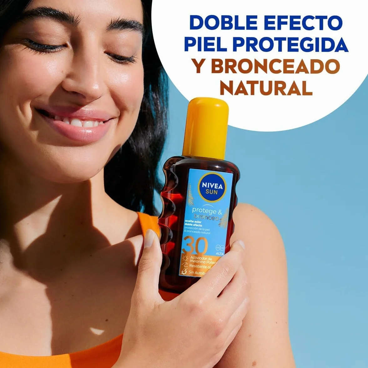 NIVEA SUN Protege & Broncea Aceite Solar FP30 200 ml