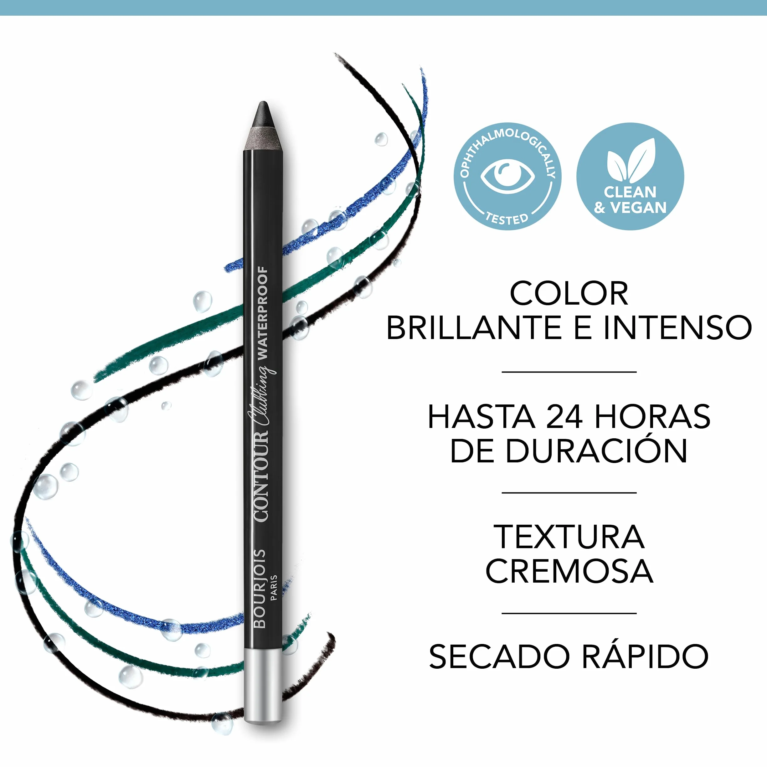 Bourjois Contour Clubbing Lápiz Kohl 050 Loving Green 1.2 G
