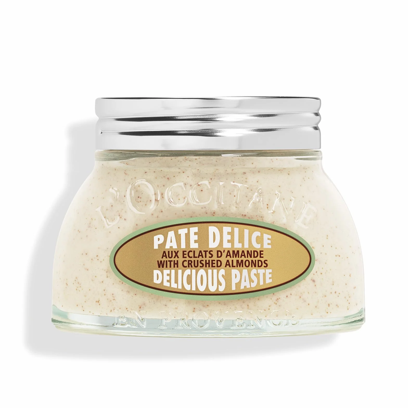 L'OCCITANE - Pâte Délice Exfoliante Corporal Almendra (Amande) - 200 ml - Exfolia y nutre - Fabricado en Francia
