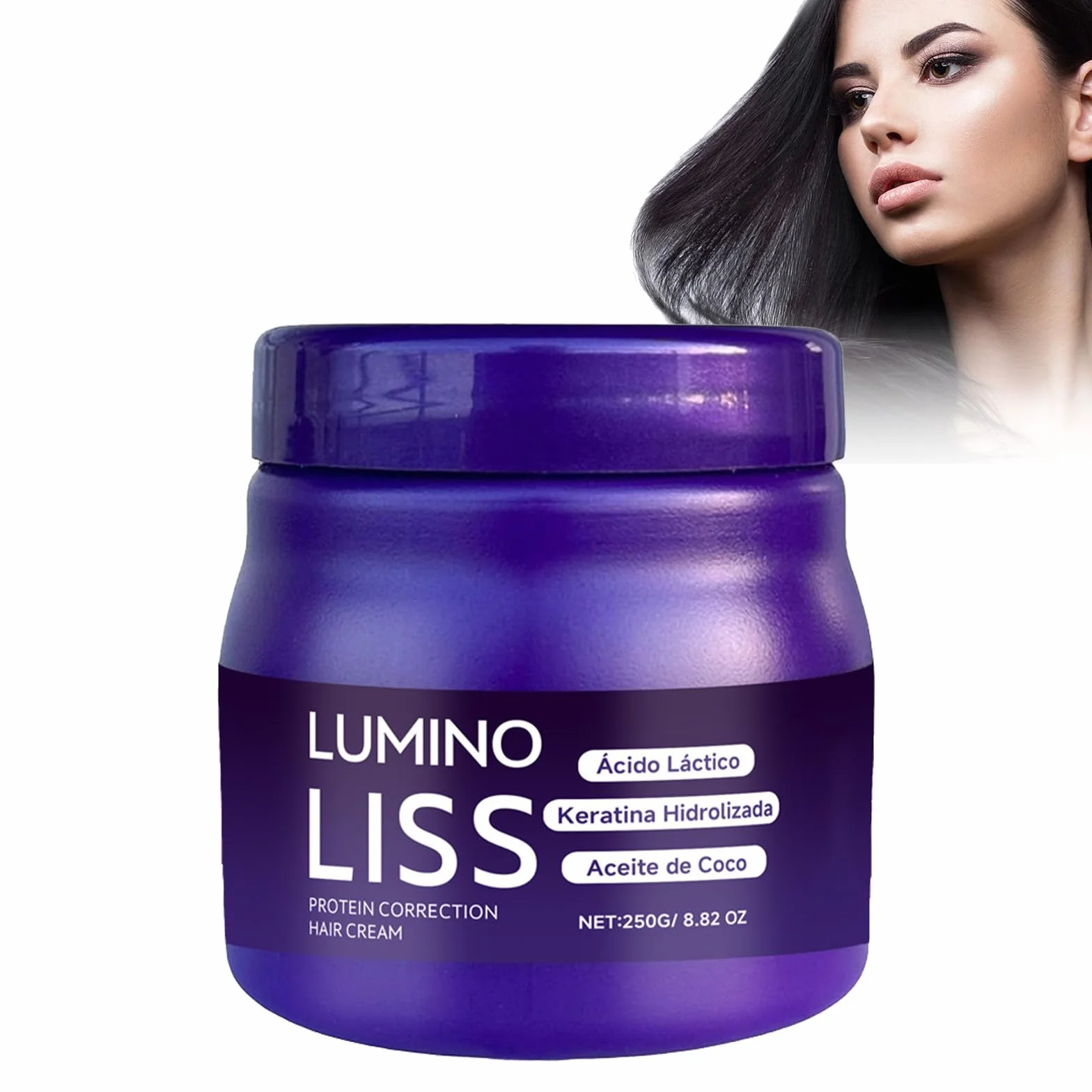 Pemarlis Crema alisadora de pelo con proteínas para cabello dañado