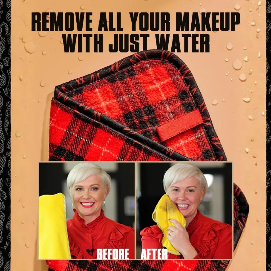 CAMPANELLI - Toallas desmaquillantes lavables y reutilizables. Ideal para pieles sensibles. FreshFace y belleza perfecta como se ve en QVC y HSN (juego de 5 piezas)