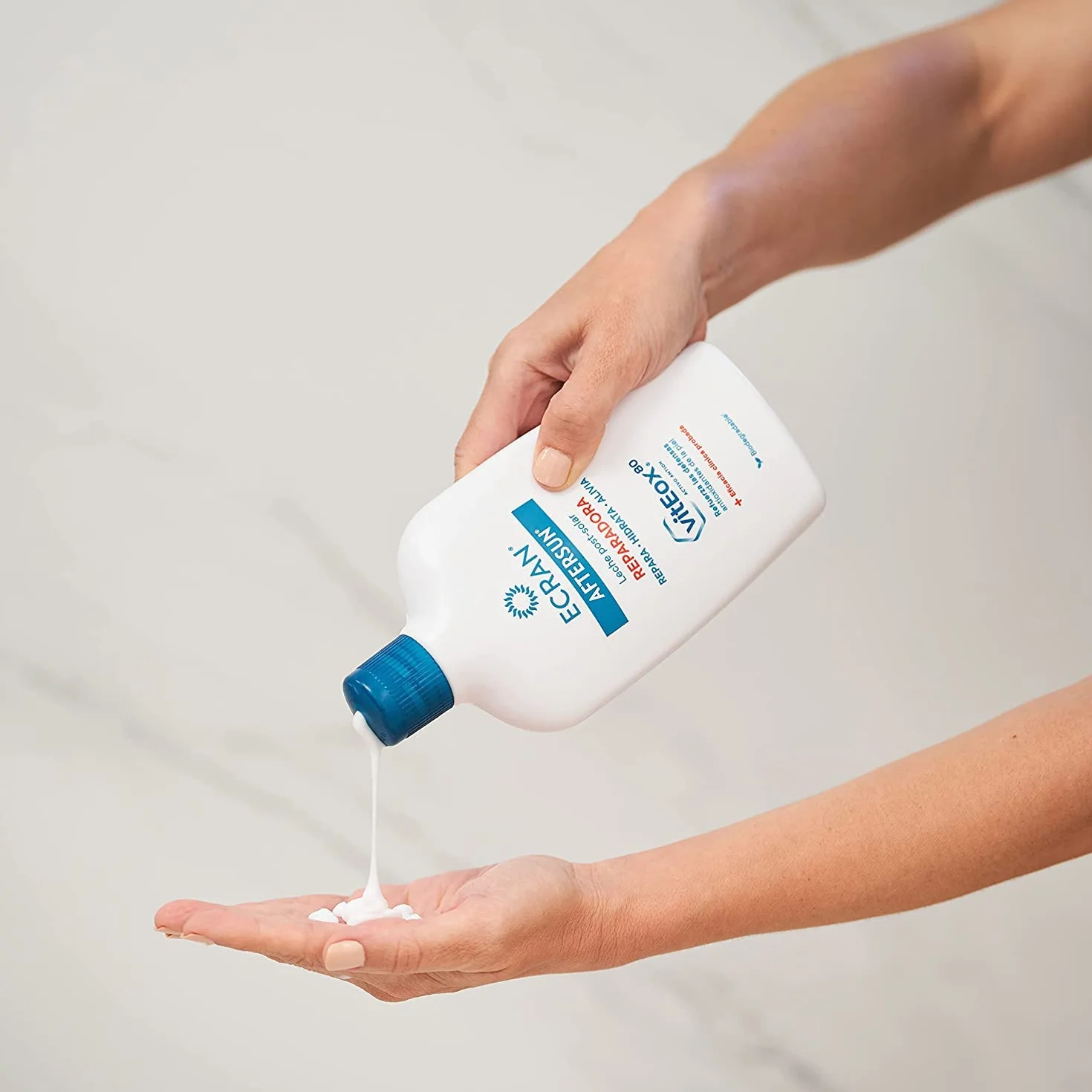 Ecran Aftersun Leche Post Solar Reparadora 400 ml Hidrata Calma Alivia Repara
