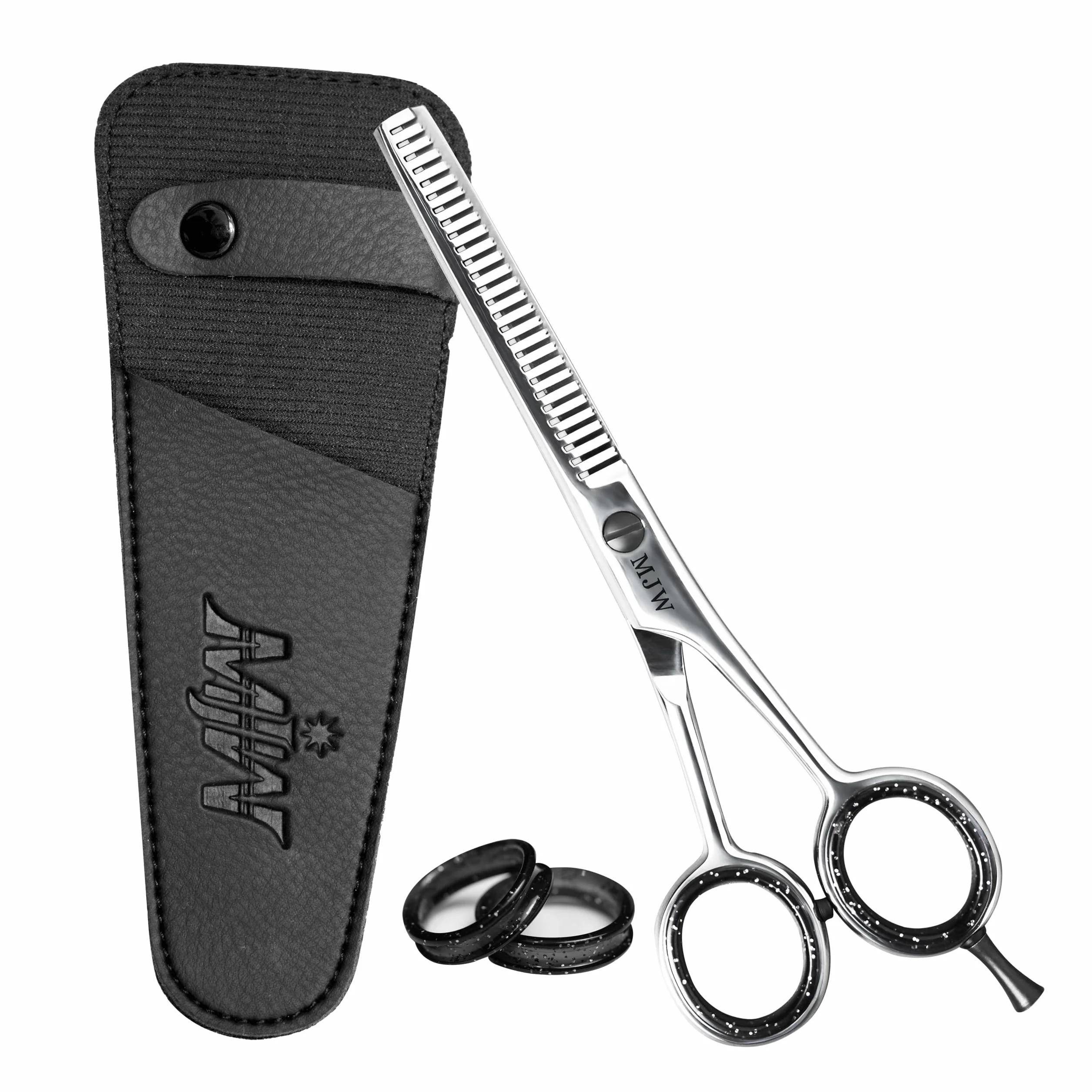 Tijeras para Adelgazar el Cabello de Acero Inoxidable - Tijeras de Dientes para Texturizar y Estratificar