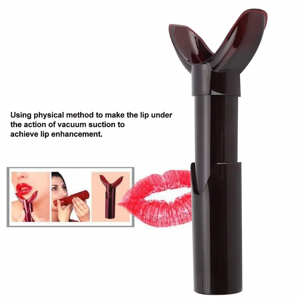 Bombeador de Labios Portable Suction Enhancer - Herramienta de Belleza de Labios con Accesorios de Mejora Manual